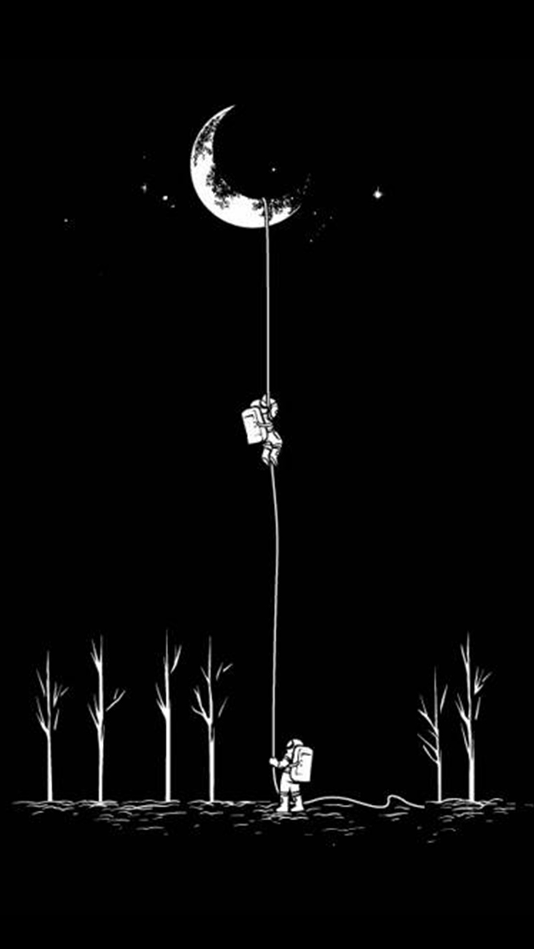 Moon, White, Light, Nature, Water. Wallpaper in 1080x1920 Resolution