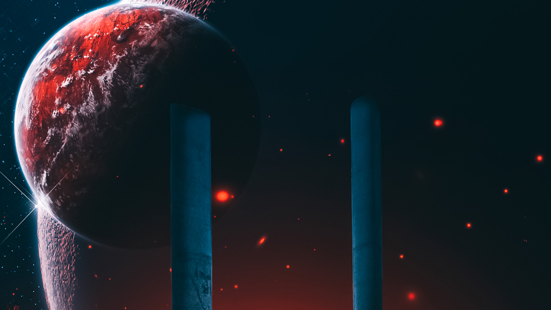 Galaxie, Affiche, Displate, Univers, Art. Wallpaper in 1920x1080 Resolution