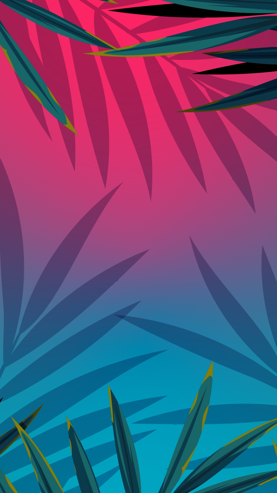 Palms, Leaf, Aesthetics, Tree, Removable. Wallpaper in 1080x1920 Resolution