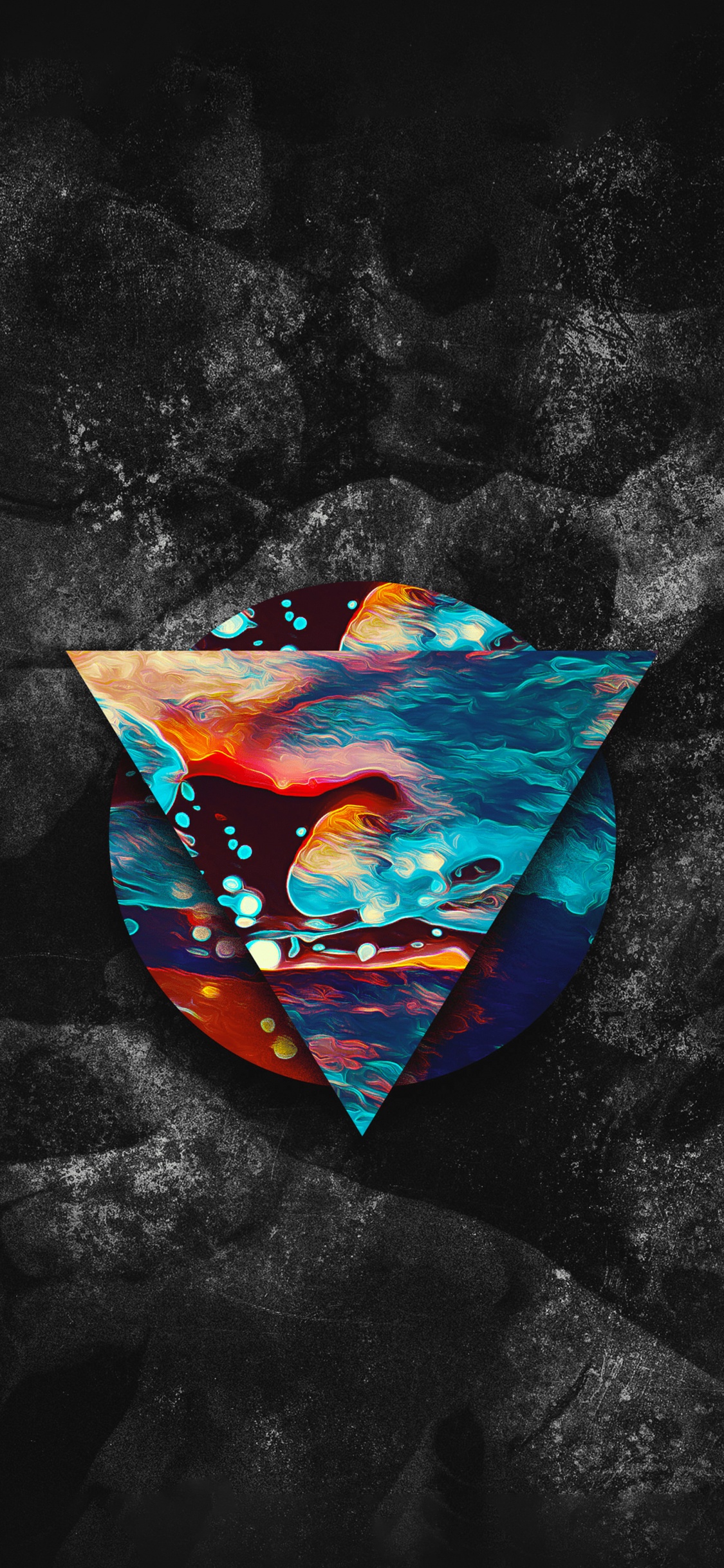 Smartphone, Tablet, Dreieck, Stern, Grafik-design. Wallpaper in 1125x2436 Resolution