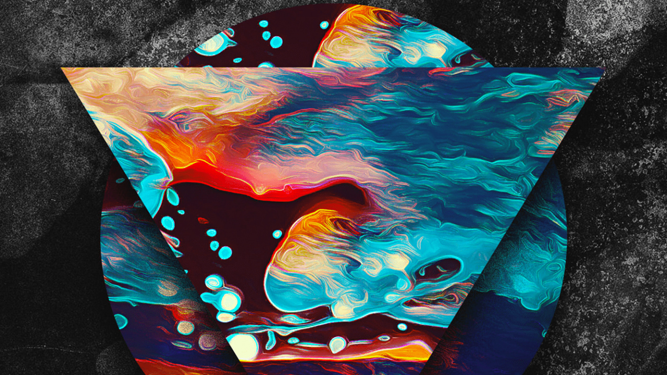 Smartphone, Tablet, Dreieck, Stern, Grafik-design. Wallpaper in 1366x768 Resolution