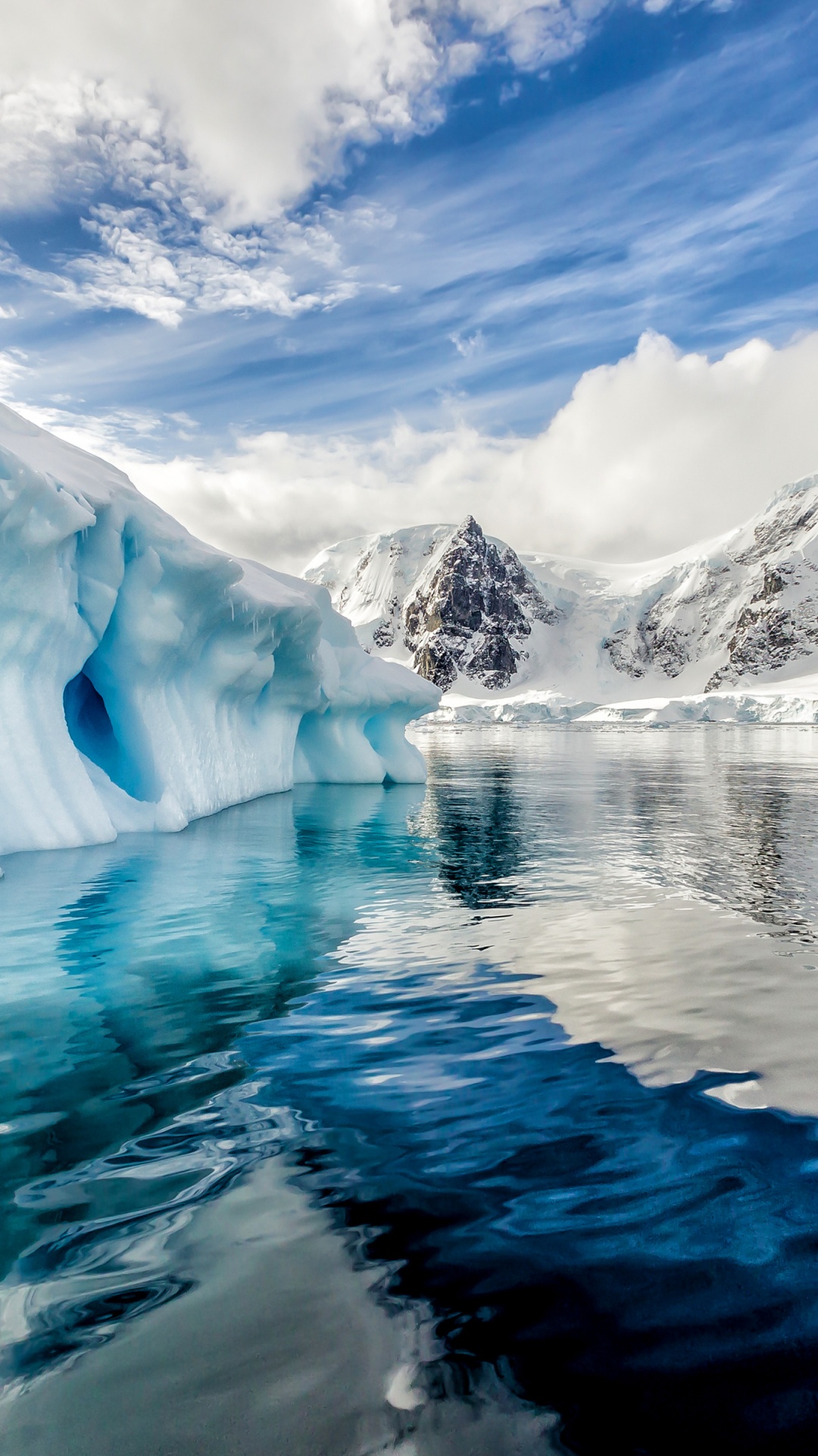 冰山, 极地冰盖, 性质, 冰川, 海冰的 壁纸 1080x1920 允许