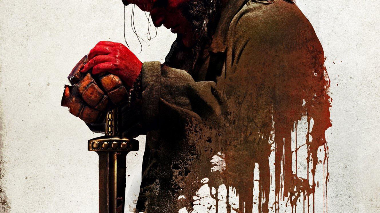 Illustration, Hellboy, Dessin, DVD, Peinture. Wallpaper in 1280x720 Resolution