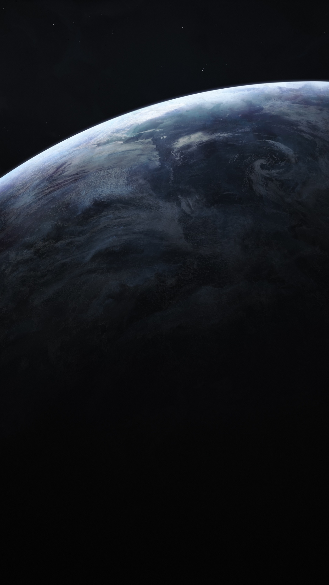 Full Moon in The Night Sky. Wallpaper in 1080x1920 Resolution