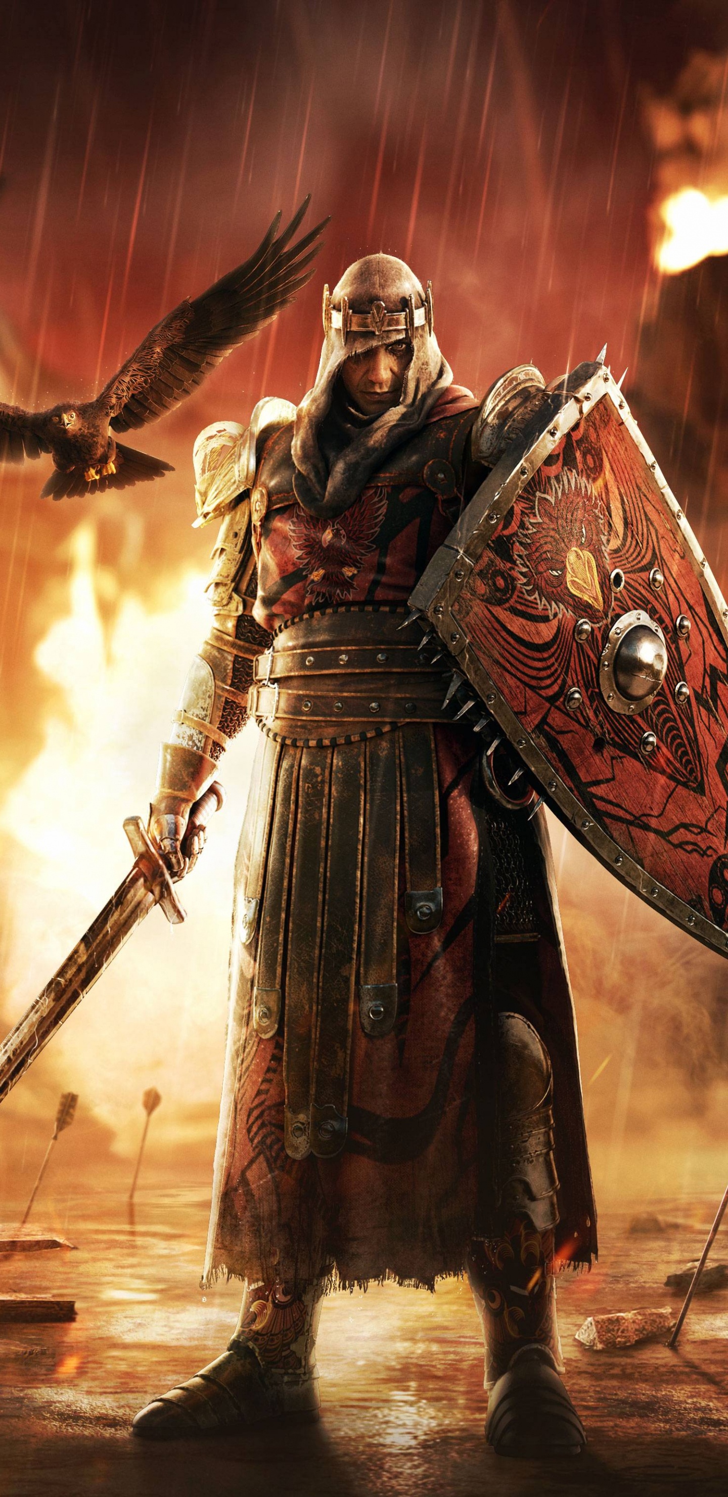 Digital Compositing, Ubisoft, Batman, Actionfilm, Xbox One. Wallpaper in 1440x2960 Resolution