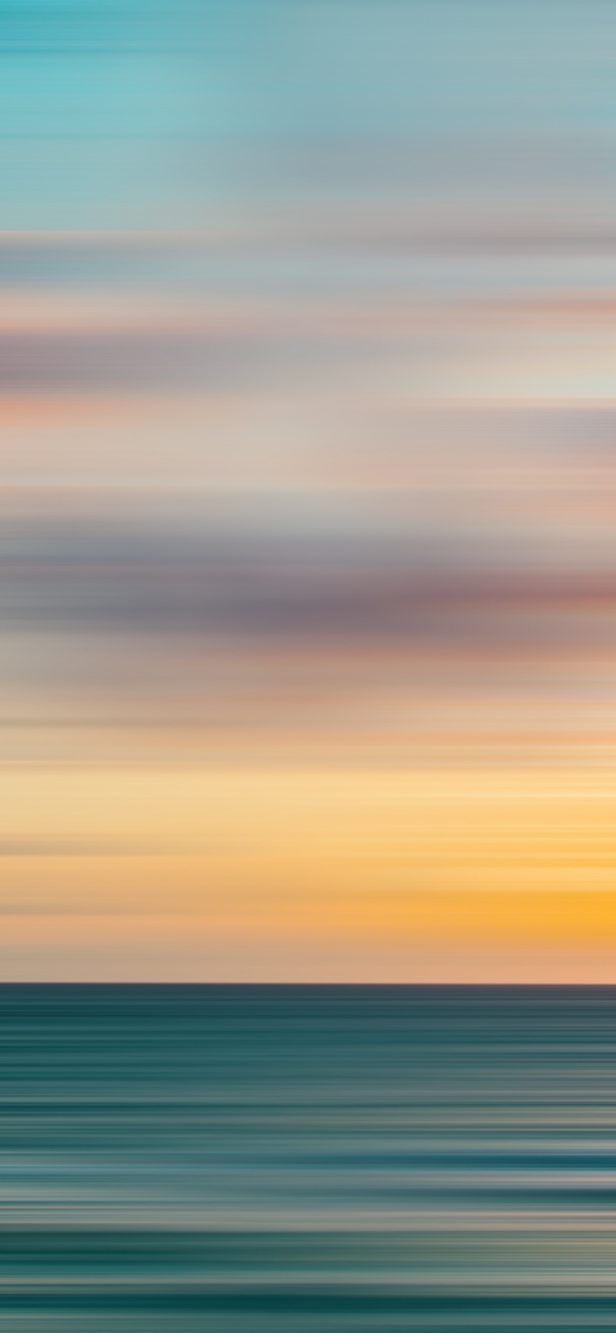 Blue and Orange Sky During Sunset. Wallpaper in 1242x2688 Resolution