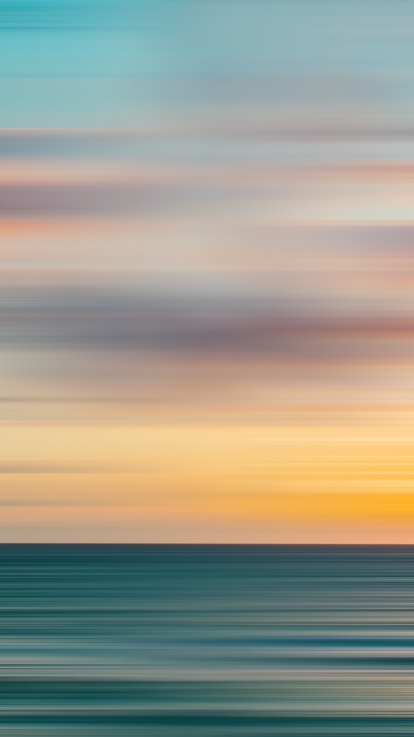 Cielo Azul y Naranja Durante la Puesta de Sol. Wallpaper in 1440x2560 Resolution