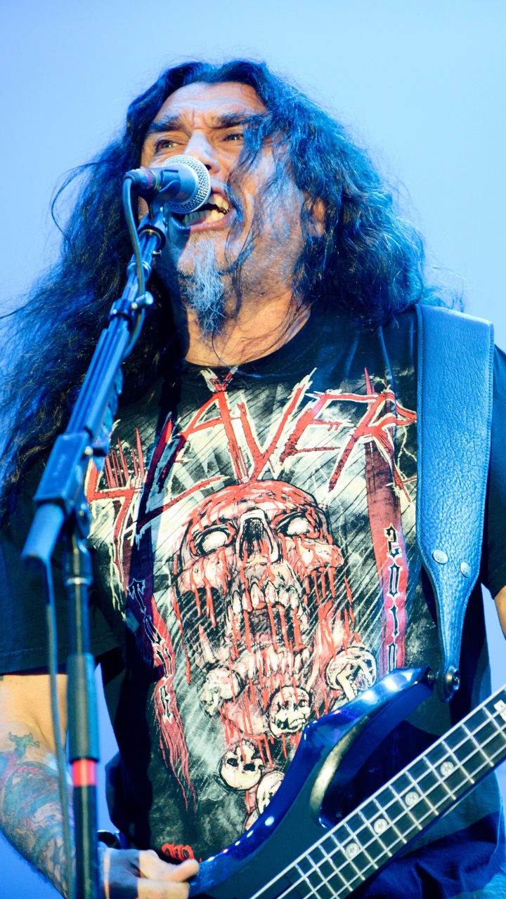 Slayer, Thrash Metal, Heavy Metal, Bass Guitar, Guitarra. Wallpaper in 720x1280 Resolution