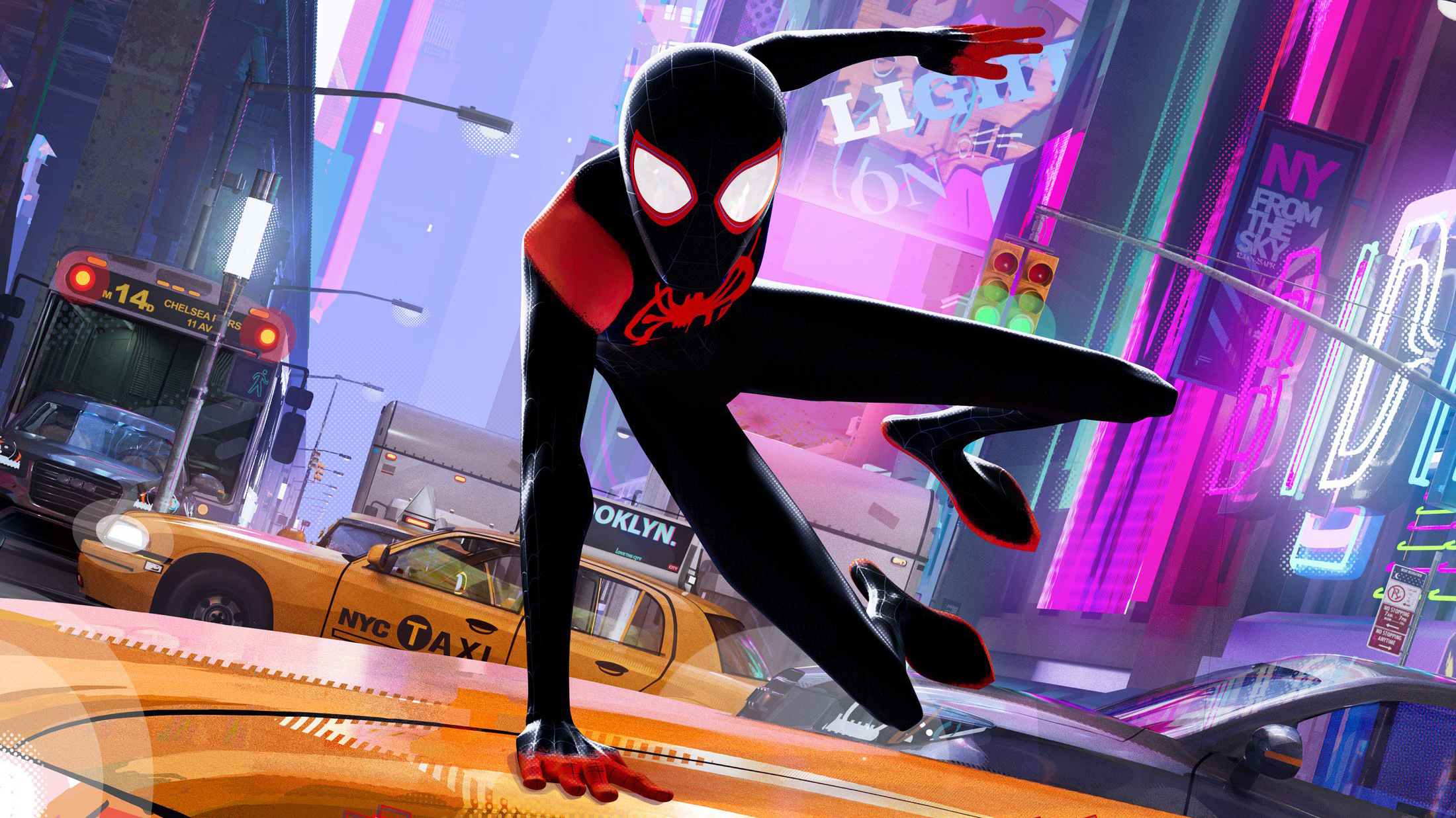 Wallpaper Spider-man, Miles Morales, Spider-Man Into The Spider-Verse, Gwen  Stacy, May Parker, Background - Download Free Image