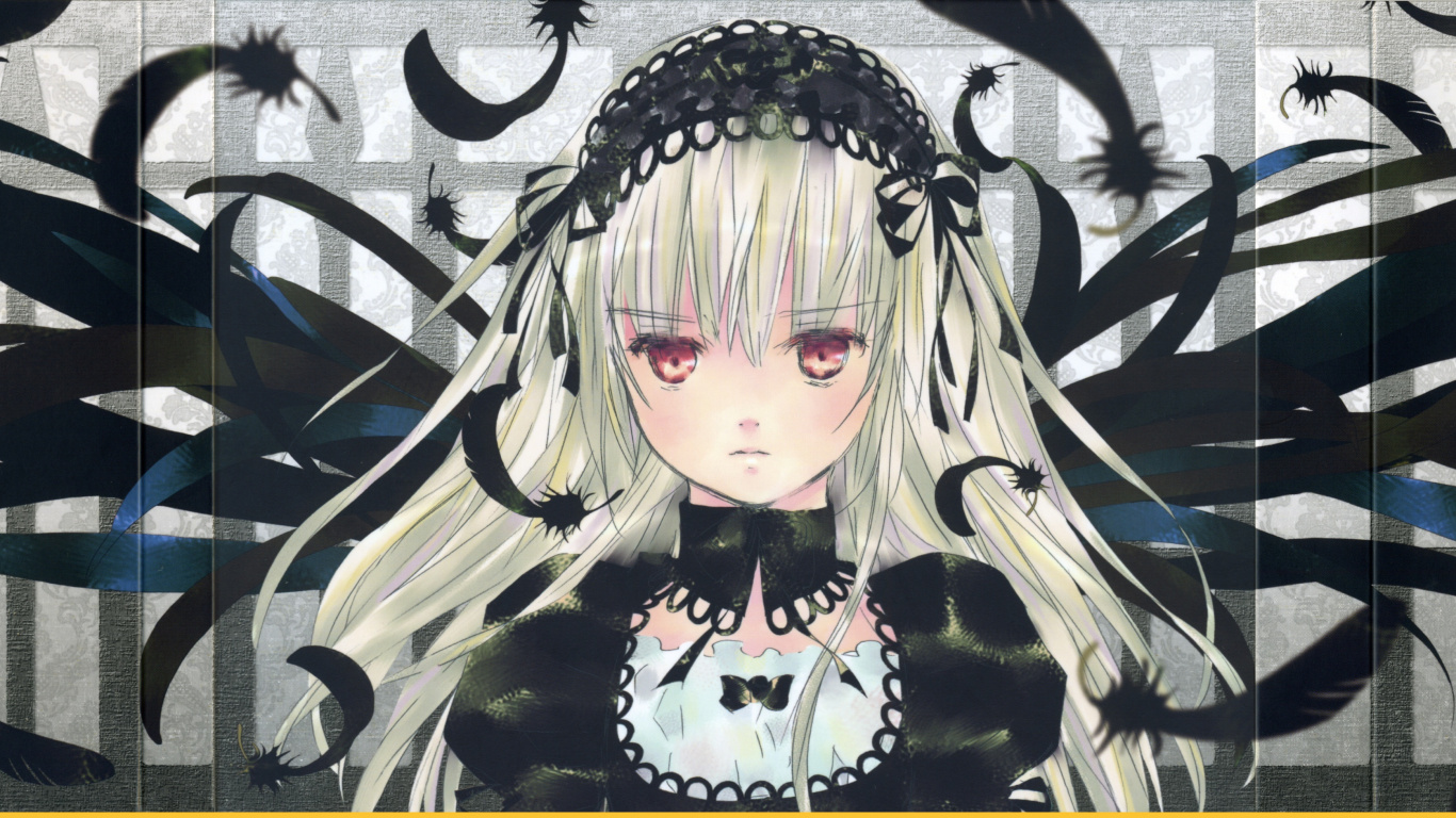 Personnage D'anime Femme Aux Cheveux Noirs. Wallpaper in 1366x768 Resolution