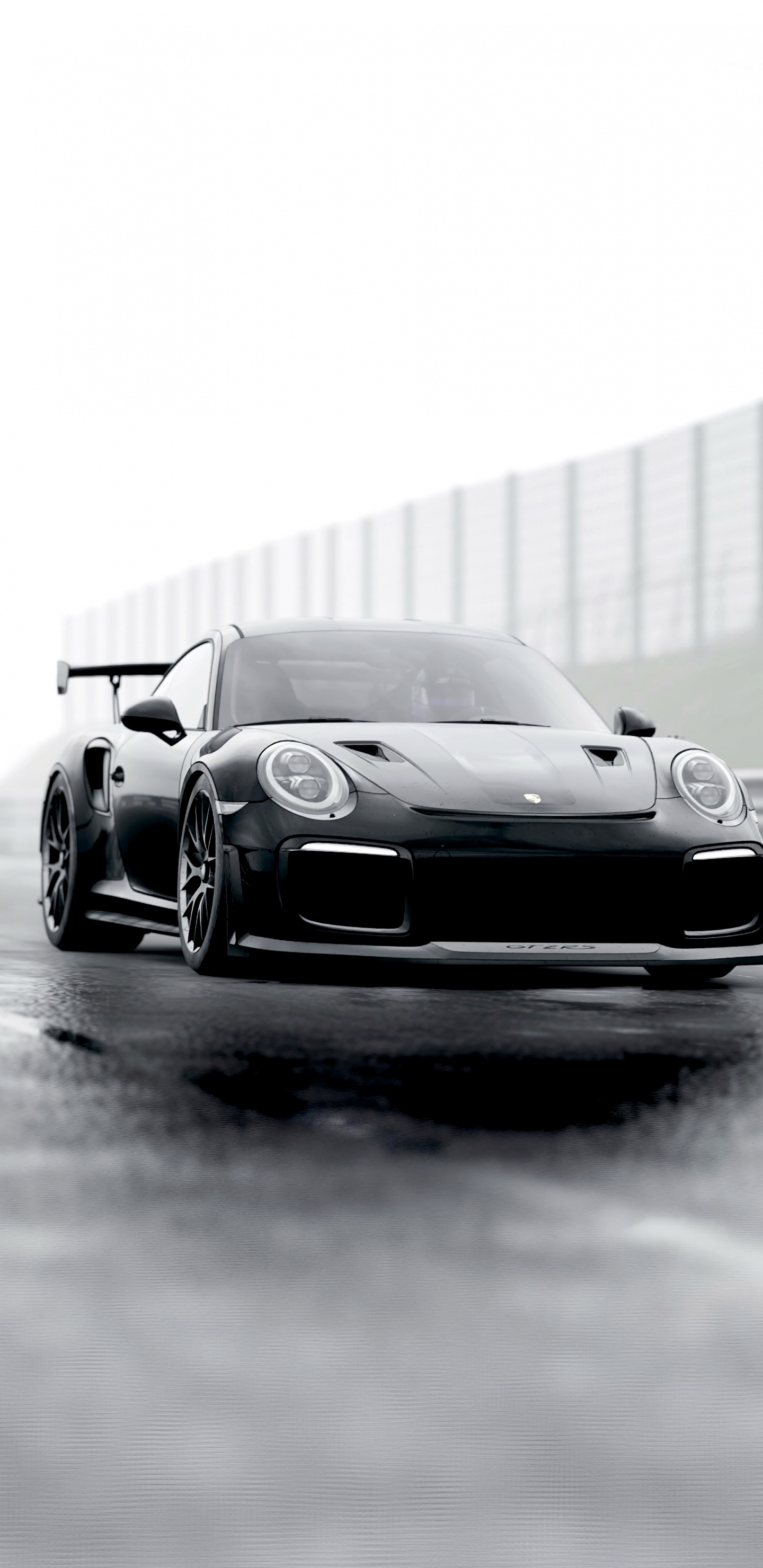 Graustufenfoto Von Mercedes Benz Coupe. Wallpaper in 1440x2960 Resolution