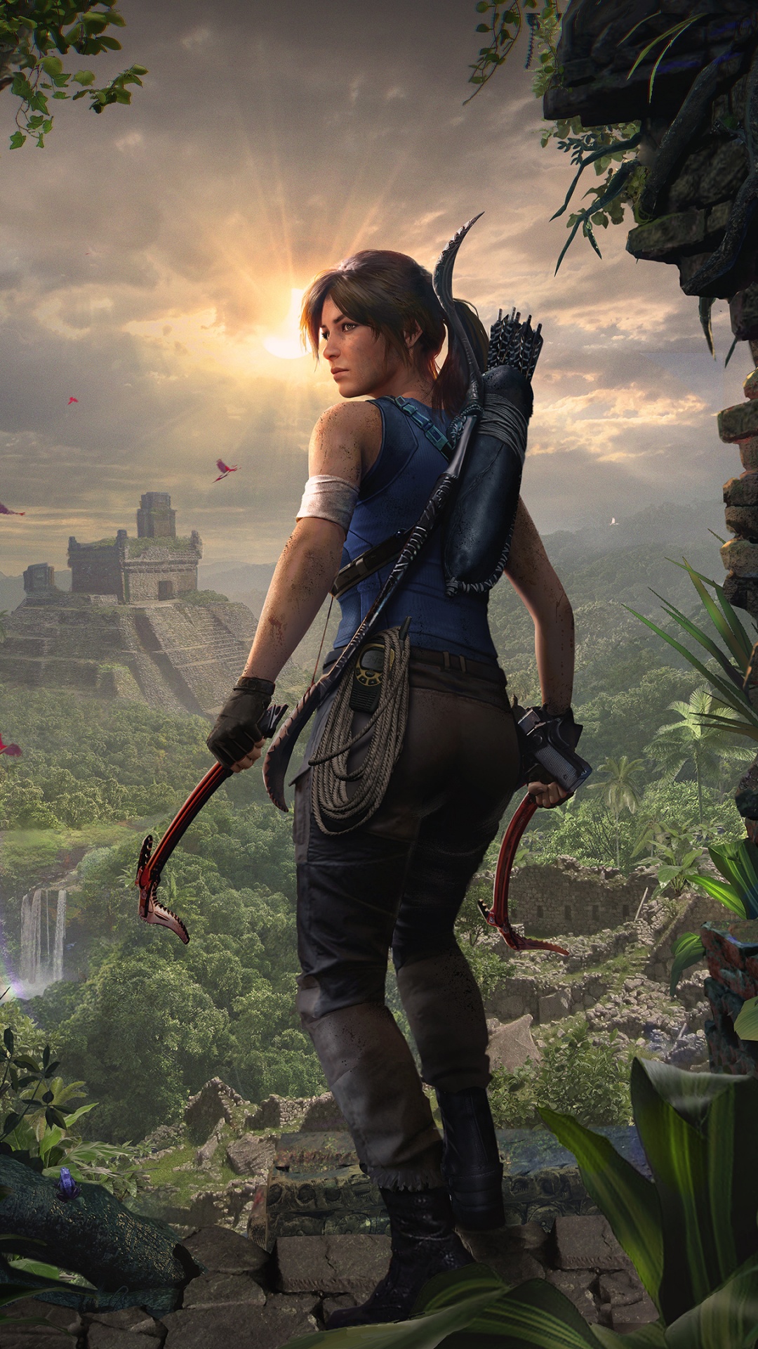 Shadow of The Tomb Raider, Tomb Raider, Lara Croft, Square Enix, Google Stadia. Wallpaper in 1080x1920 Resolution