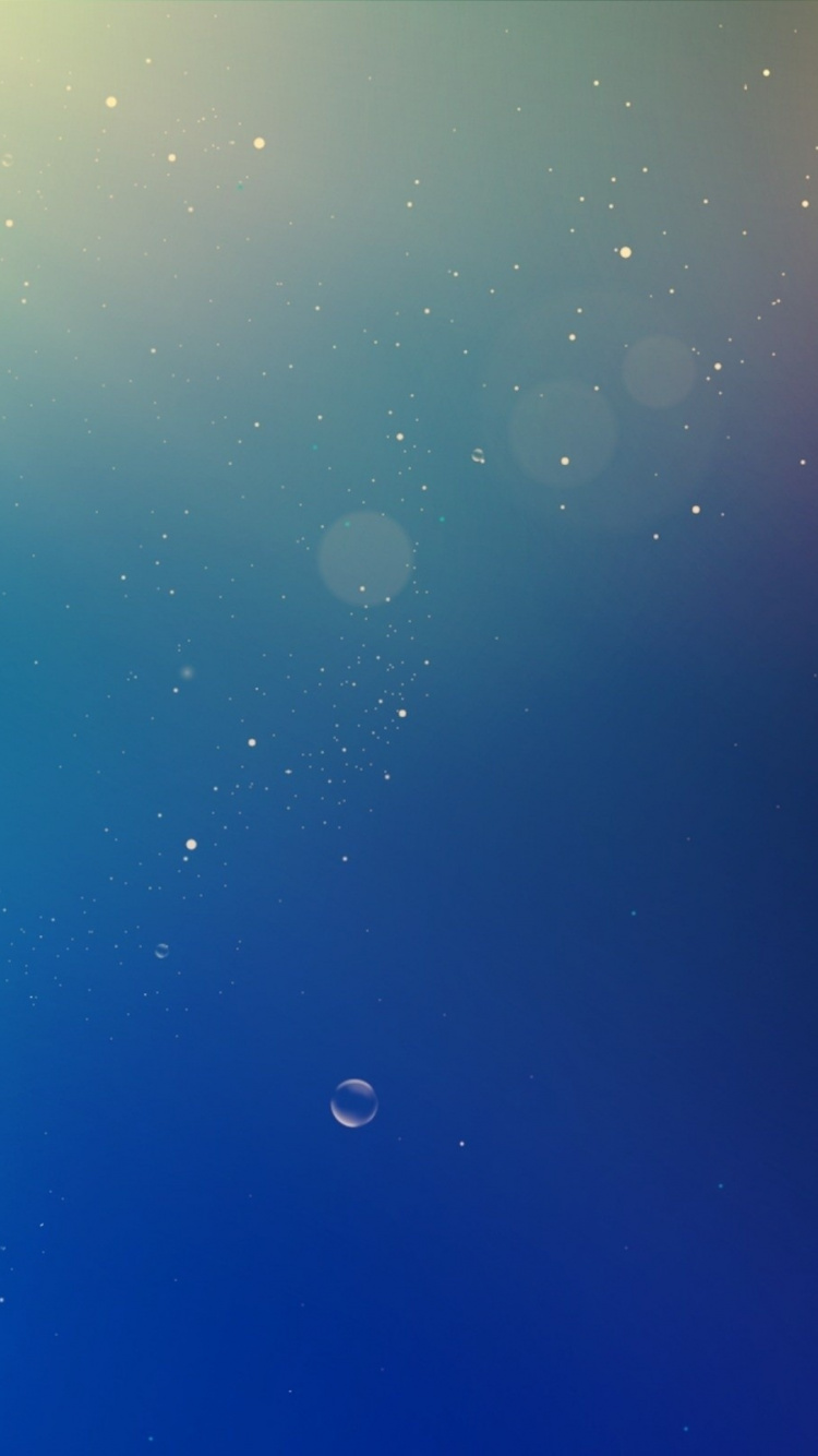 Ilustración de Estrellas Azules y Blancas. Wallpaper in 750x1334 Resolution