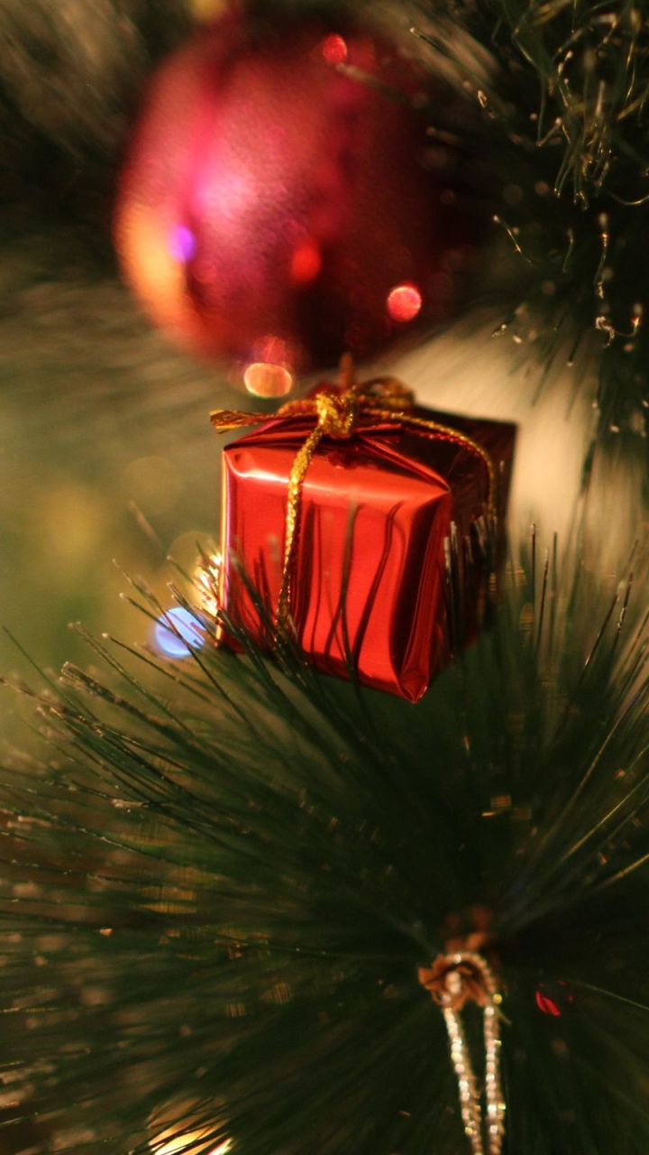 Nouvelle Année, Le Jour De Noël, Ornement de Noël, Arbre de Noël, Décoration de Noël. Wallpaper in 720x1280 Resolution