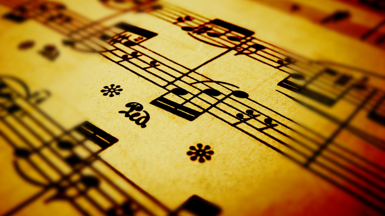Klassische Musik, Noten, Musik, Text, Musikkomposition. Wallpaper in 1280x720 Resolution