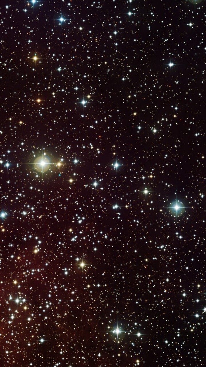 Blue and White Stars in The Sky. Wallpaper in 720x1280 Resolution