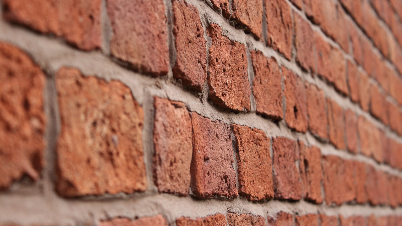 Brown and White Brick Wall. Wallpaper in 1280x720 Resolution