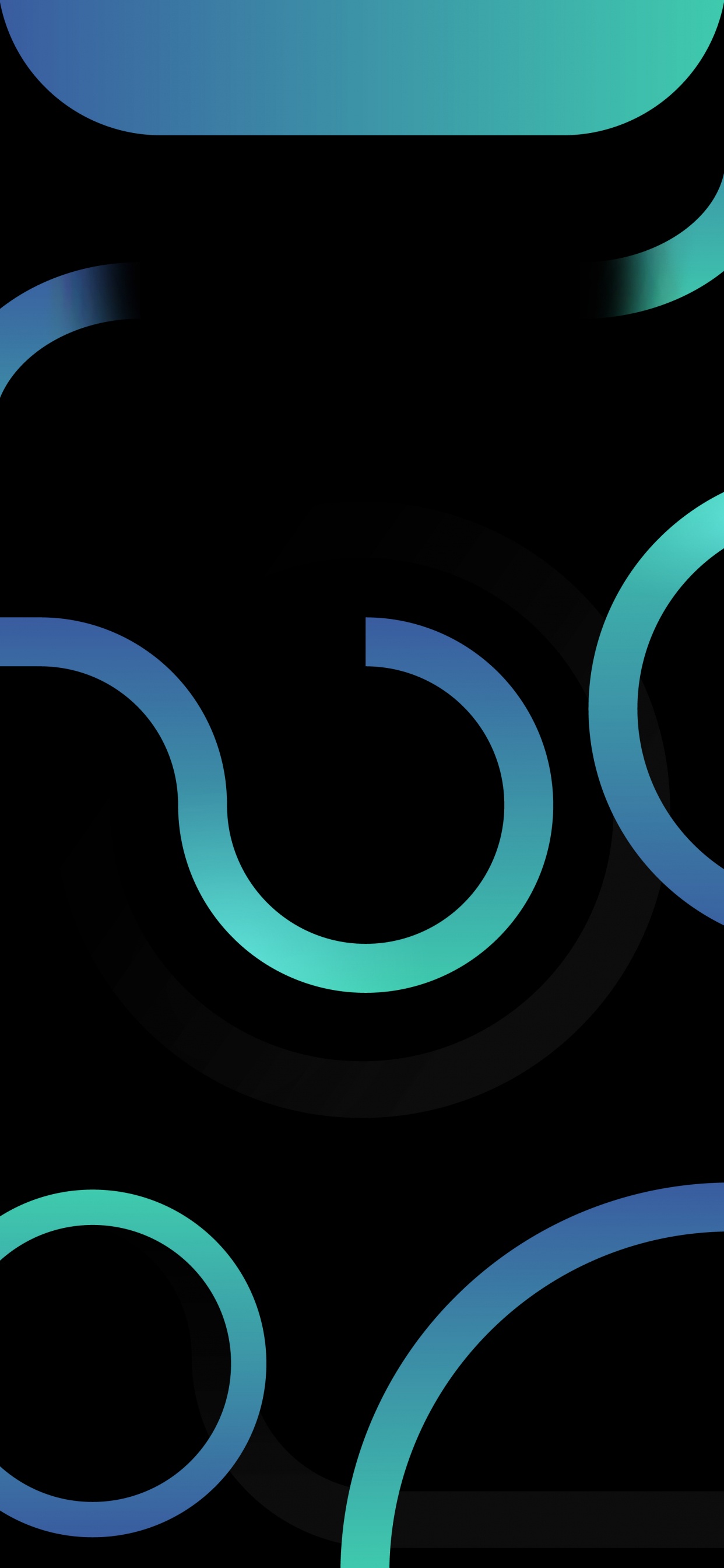 Muster, Kreis, Electric Blue, Gas, Raum. Wallpaper in 1242x2688 Resolution