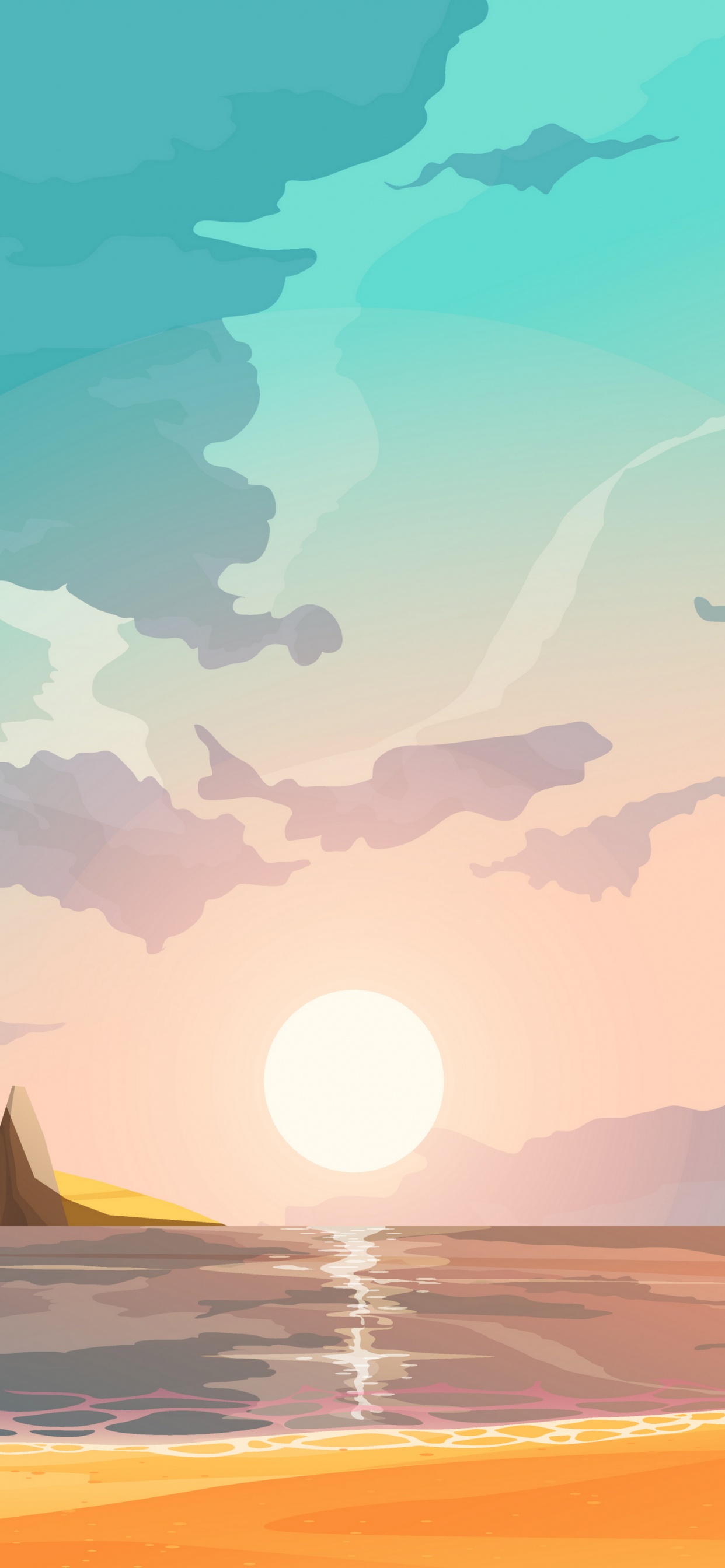 Illustration, Drawing, Vector Graphics, Animation, Cartoon. Wallpaper in 1242x2688 Resolution