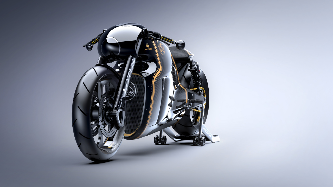 Black and Silver Sports Motorcycle. Wallpaper in 1280x720 Resolution