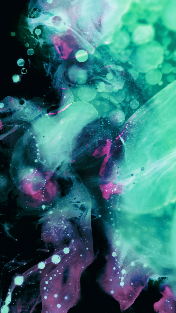 everpix, teal, apples, graphics, fractal art