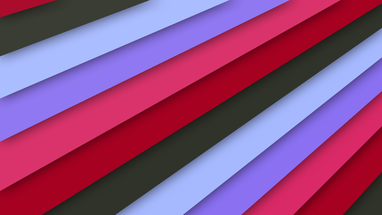 Rot Weiß Und Schwarz Gestreift. Wallpaper in 1280x720 Resolution