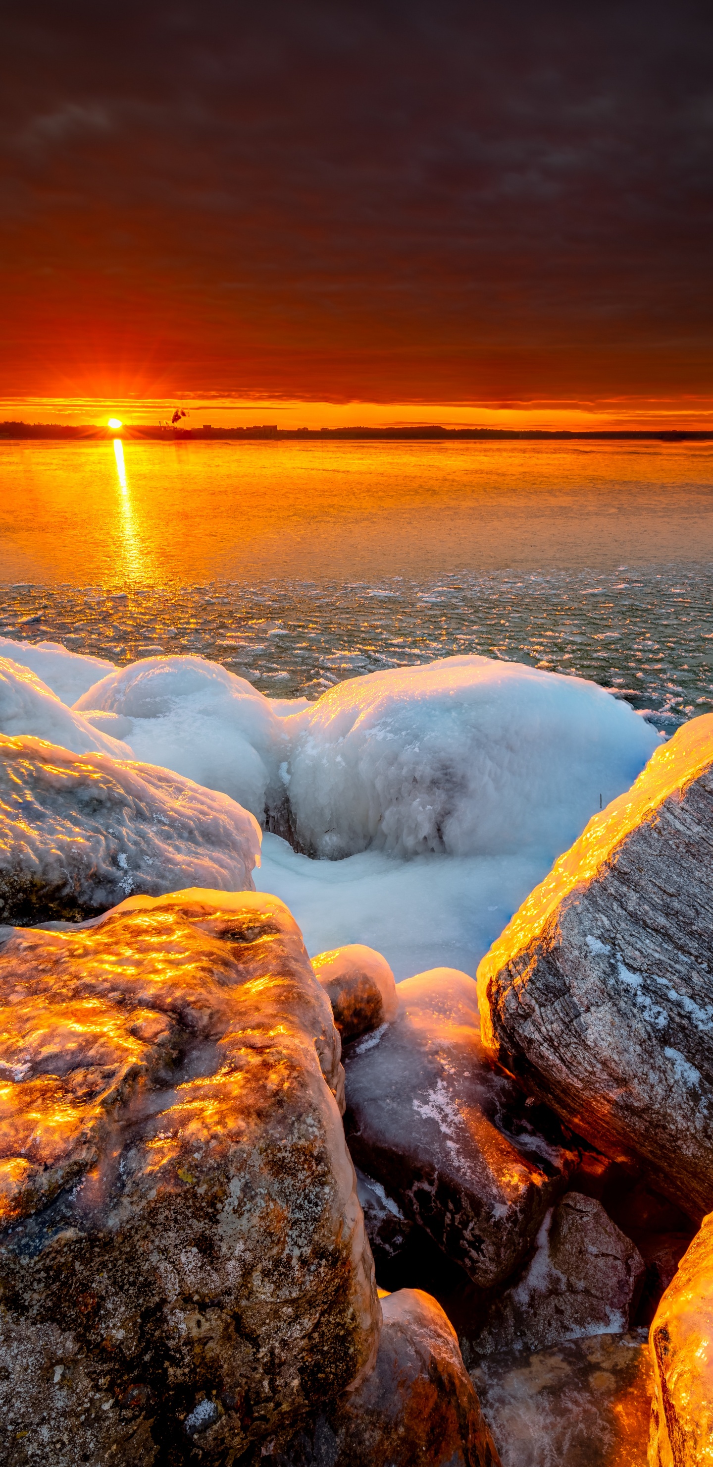 Nature, Paysage Naturel, Horizon, Rock, Lever. Wallpaper in 1440x2960 Resolution