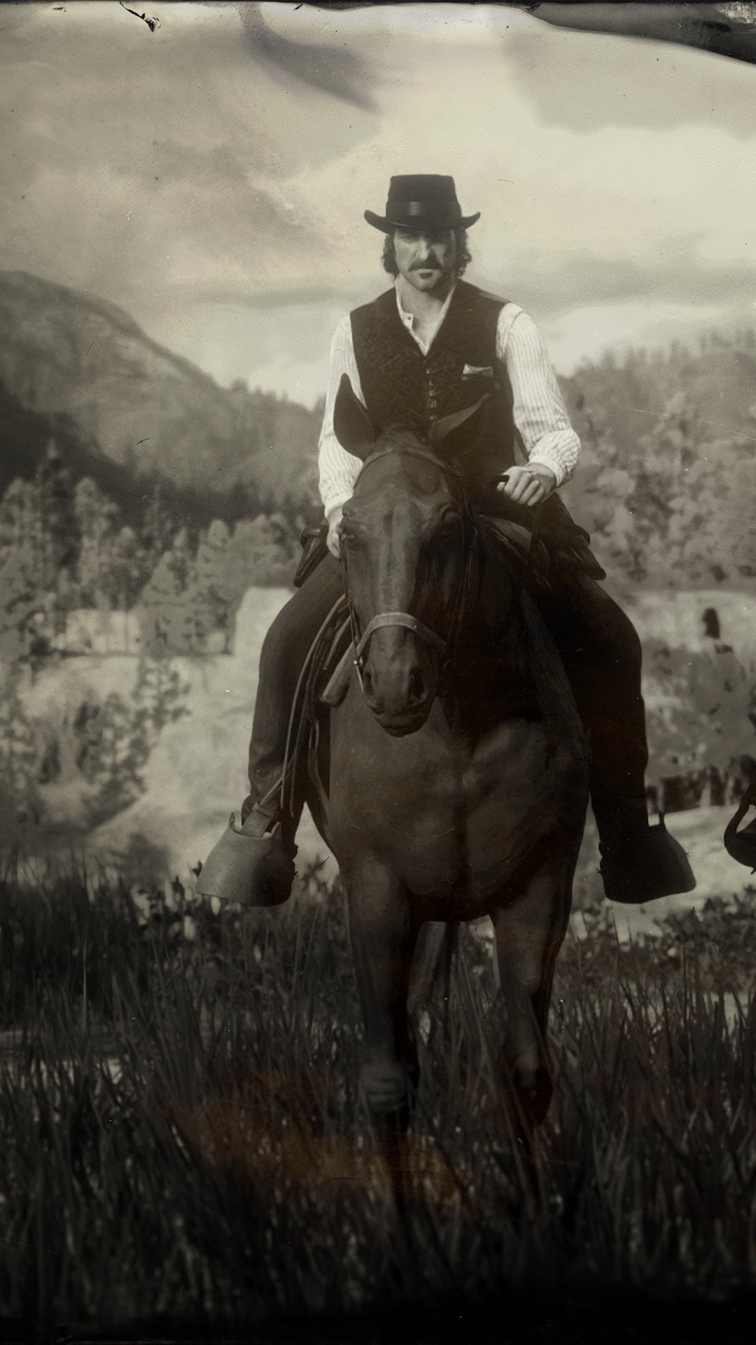 Red Dead Redemption, Red Dead Redemption 2, Rockstar Games, Horse, Trail Riding. Wallpaper in 1080x1920 Resolution