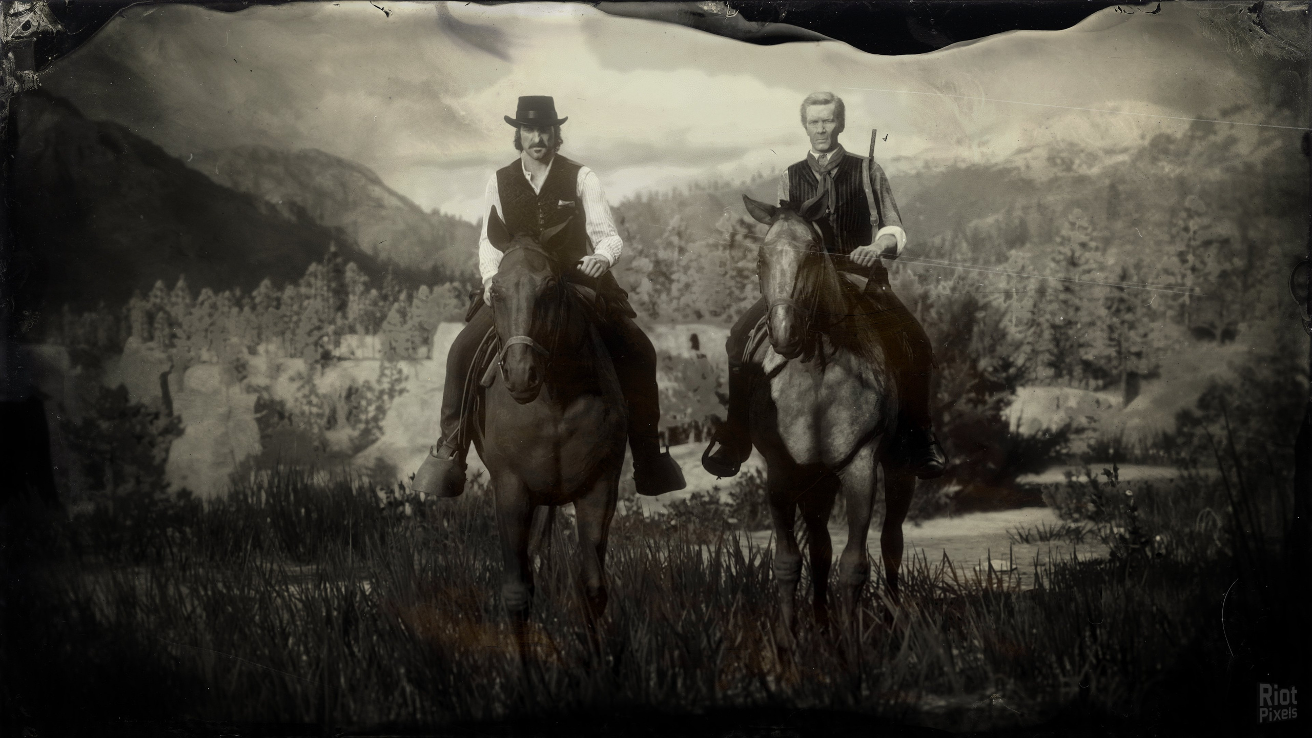 Red Dead Redemption, Red Dead Redemption 2, Rockstar Games, Ruta a Caballo, Animal Pack. Wallpaper in 2560x1440 Resolution