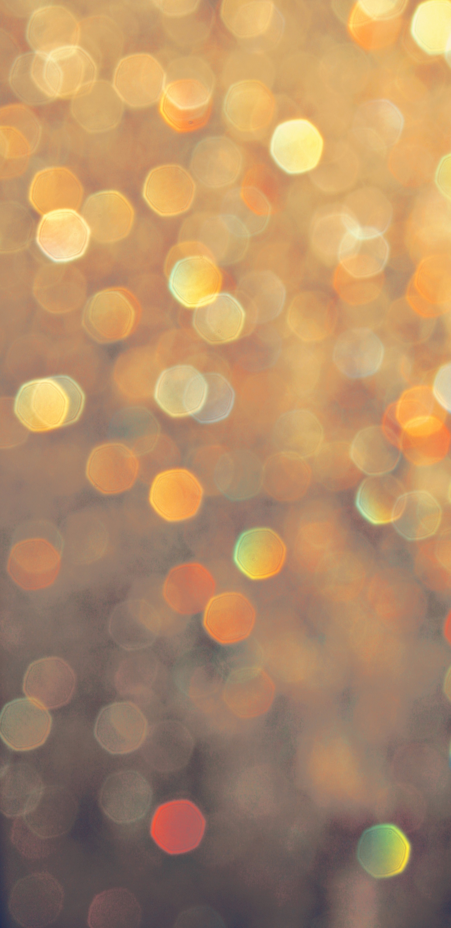 Luces Bokeh Amarillas y Blancas. Wallpaper in 1440x2960 Resolution