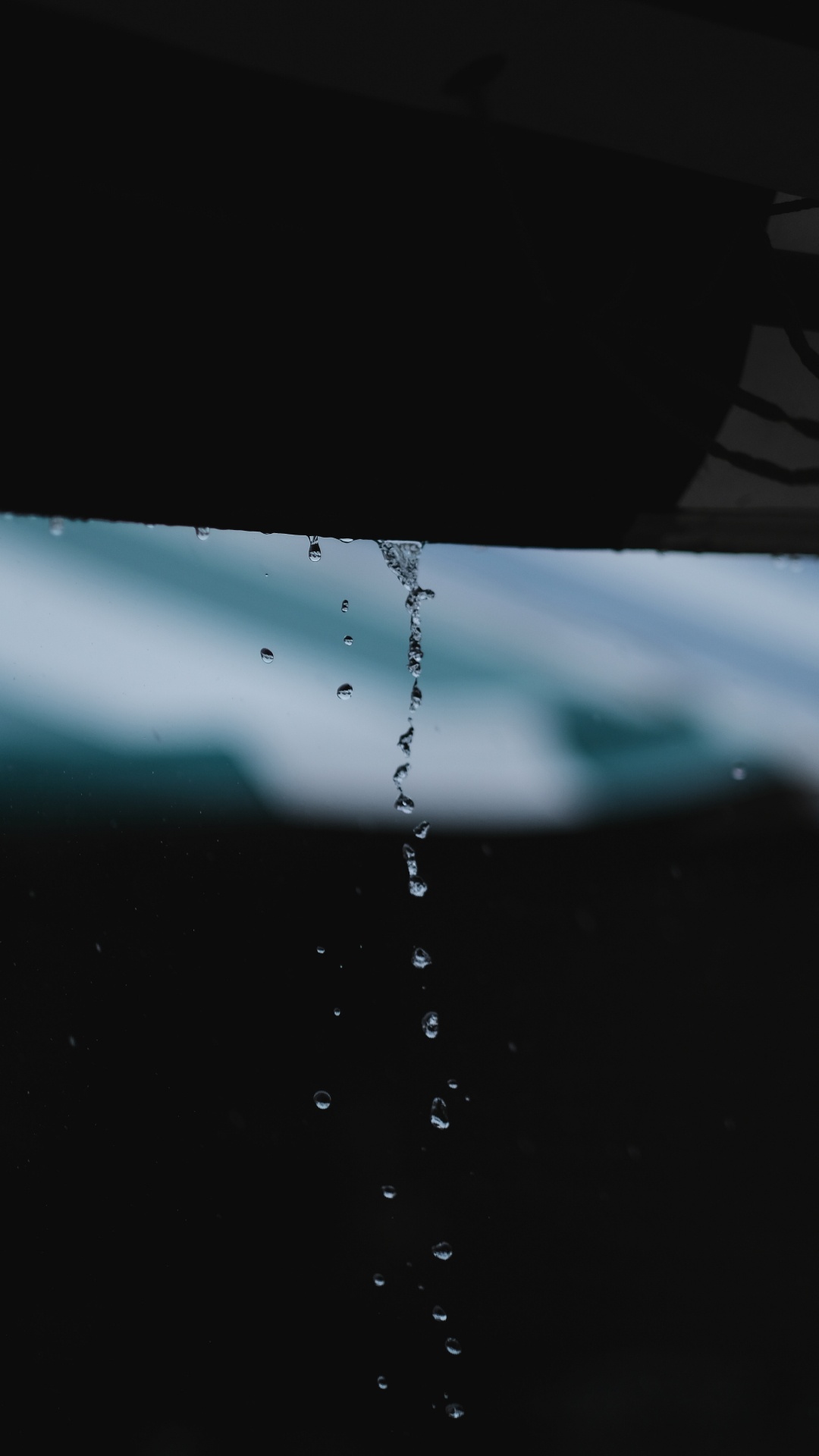Wasser, Regen, Blau, Tropfen, Feuchtigkeit. Wallpaper in 1080x1920 Resolution