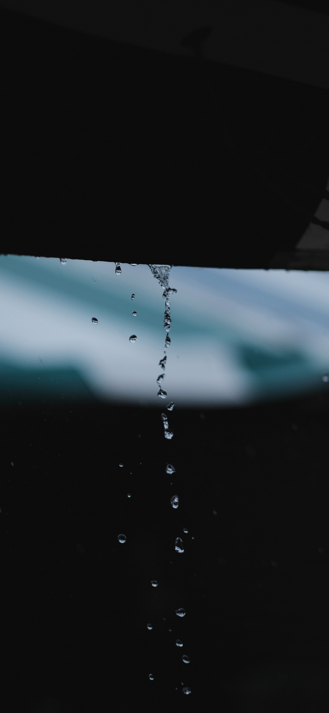 Wasser, Regen, Blau, Tropfen, Feuchtigkeit. Wallpaper in 1125x2436 Resolution