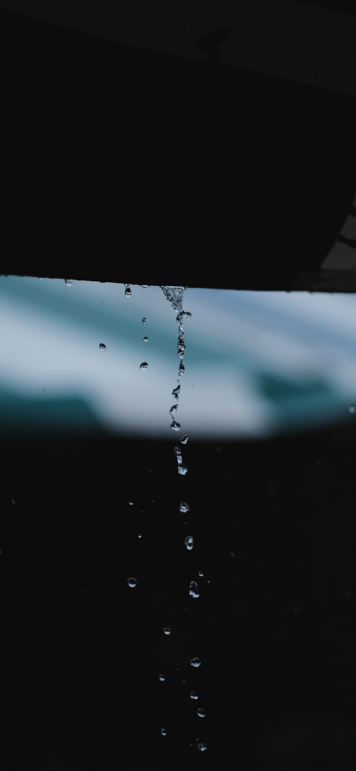 Wasser, Regen, Blau, Tropfen, Feuchtigkeit. Wallpaper in 1242x2688 Resolution