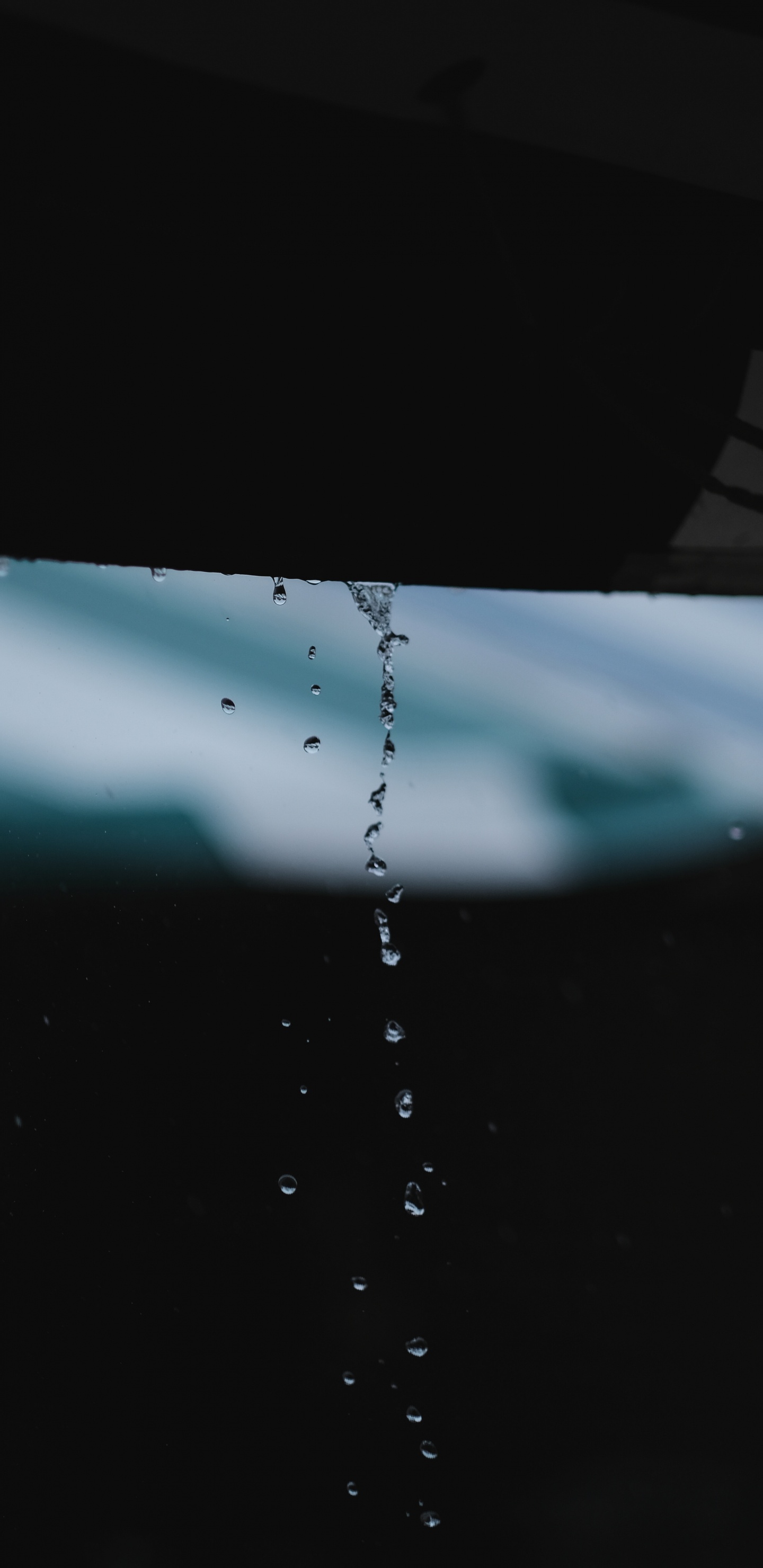 Wasser, Regen, Blau, Tropfen, Feuchtigkeit. Wallpaper in 1440x2960 Resolution