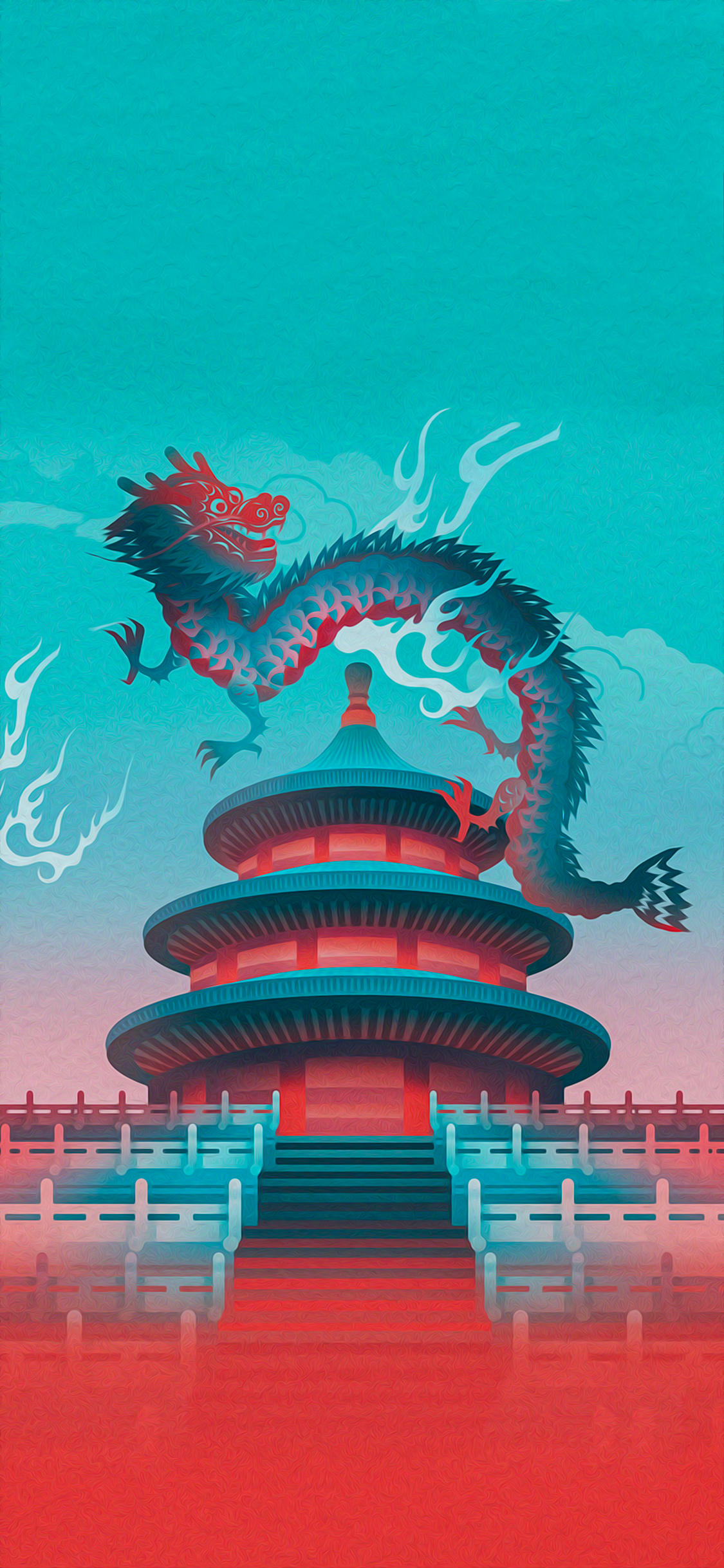 Illustration, Kunst, Design, Poster, Architektur. Wallpaper in 1125x2436 Resolution