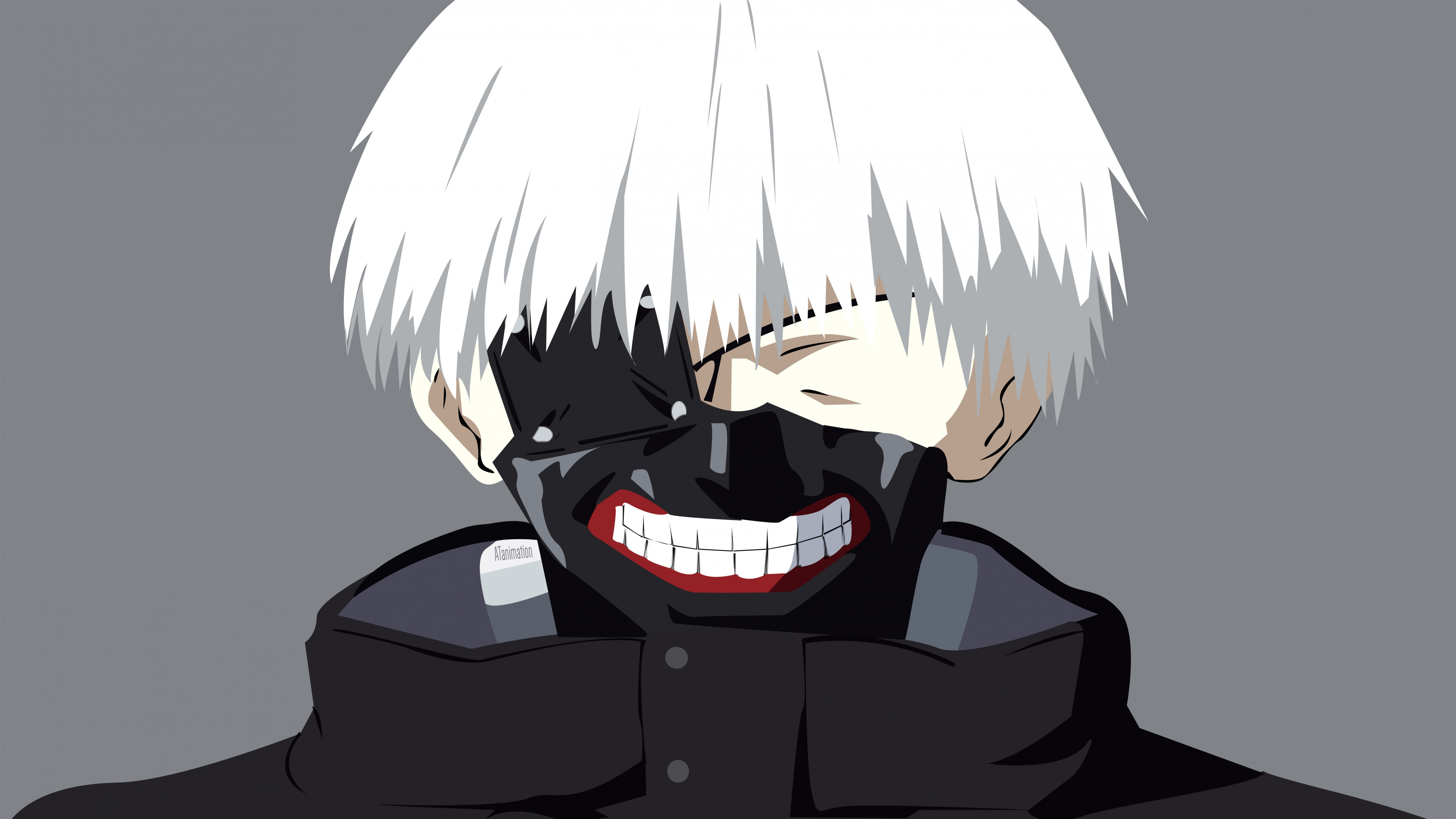 Personaje de Anime Masculino en Abrigo Negro. Wallpaper in 3840x2160 Resolution