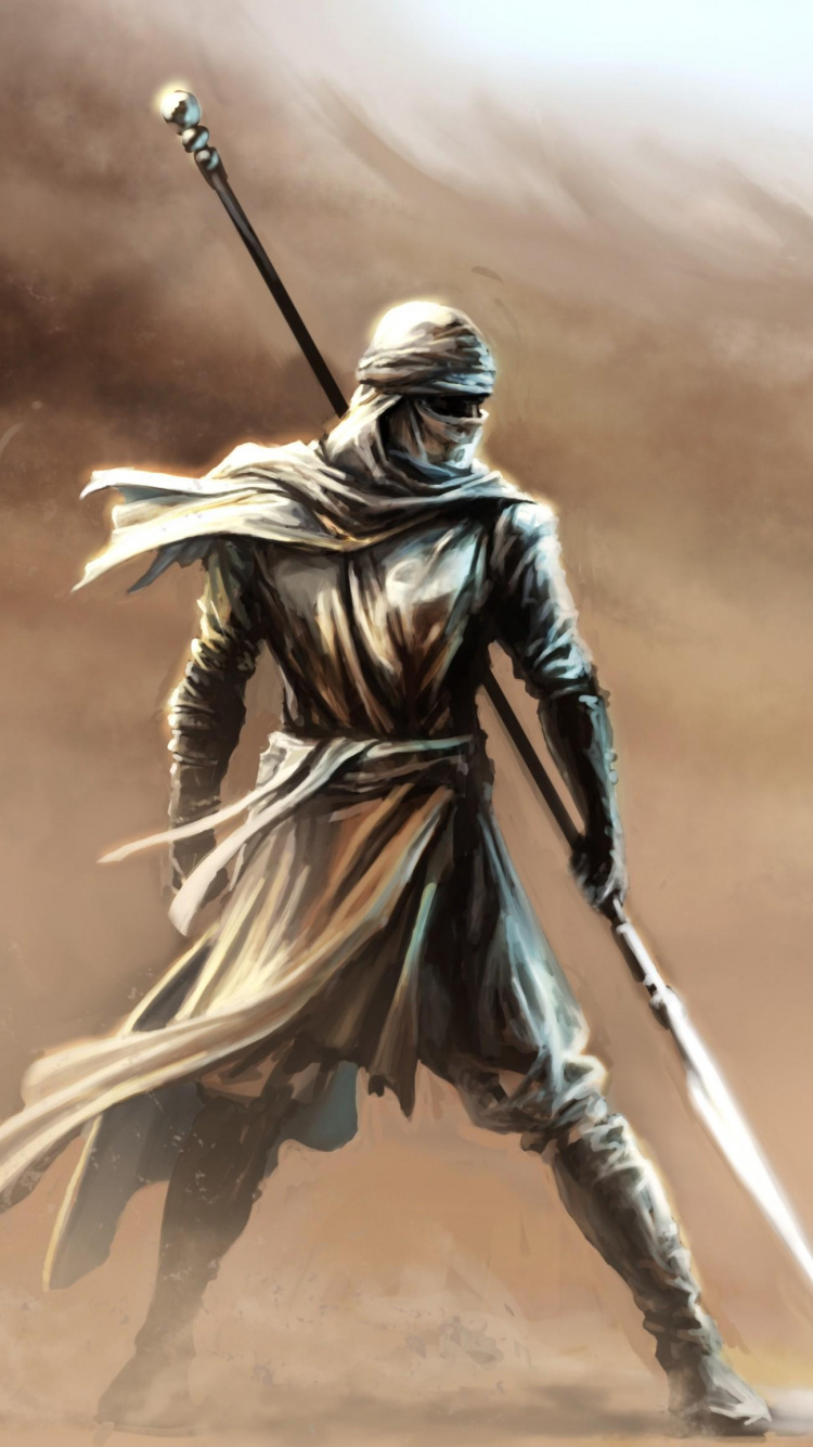 Homme en Costume Noir et Blanc Tenant Une Épée Debout à Côté D'un Dragon Bleu et Blanc. Wallpaper in 750x1334 Resolution