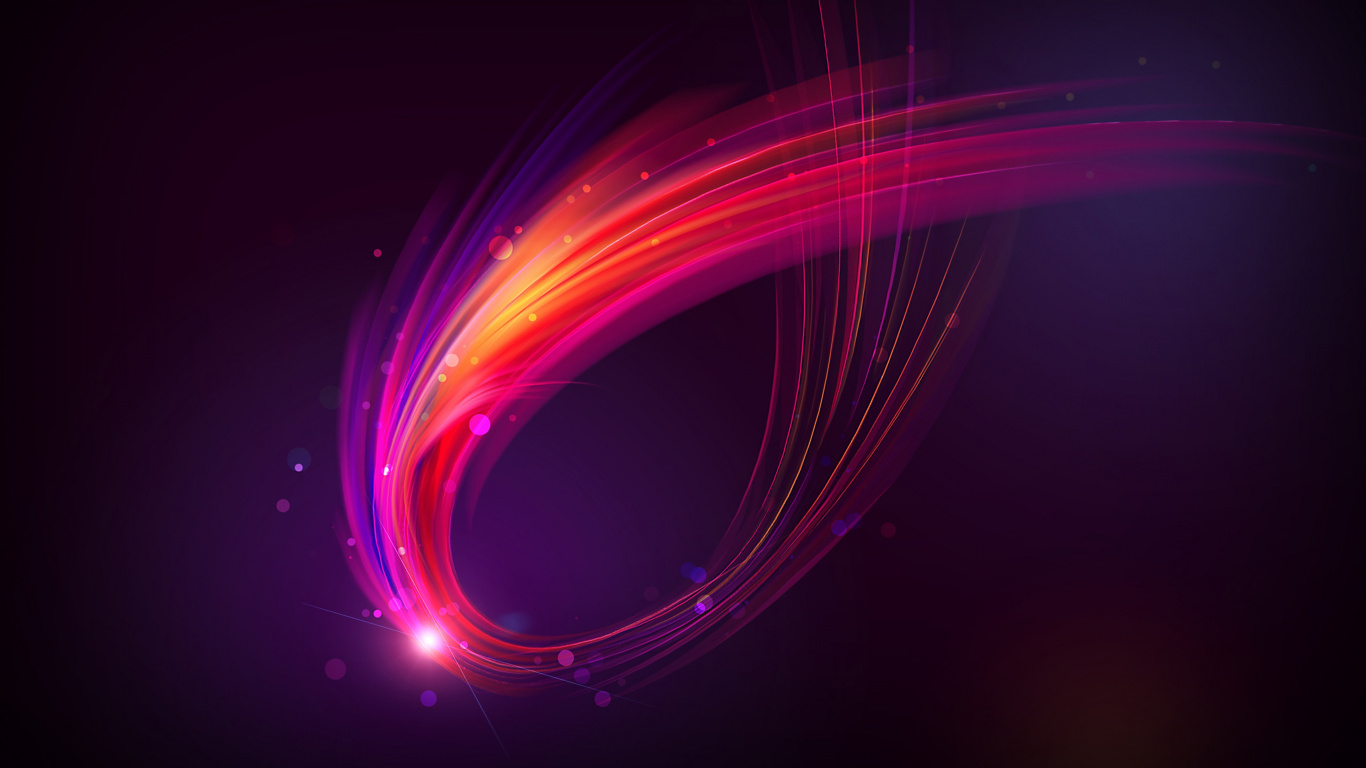 Purple and Pink Light in Dark Room. Wallpaper in 1366x768 Resolution