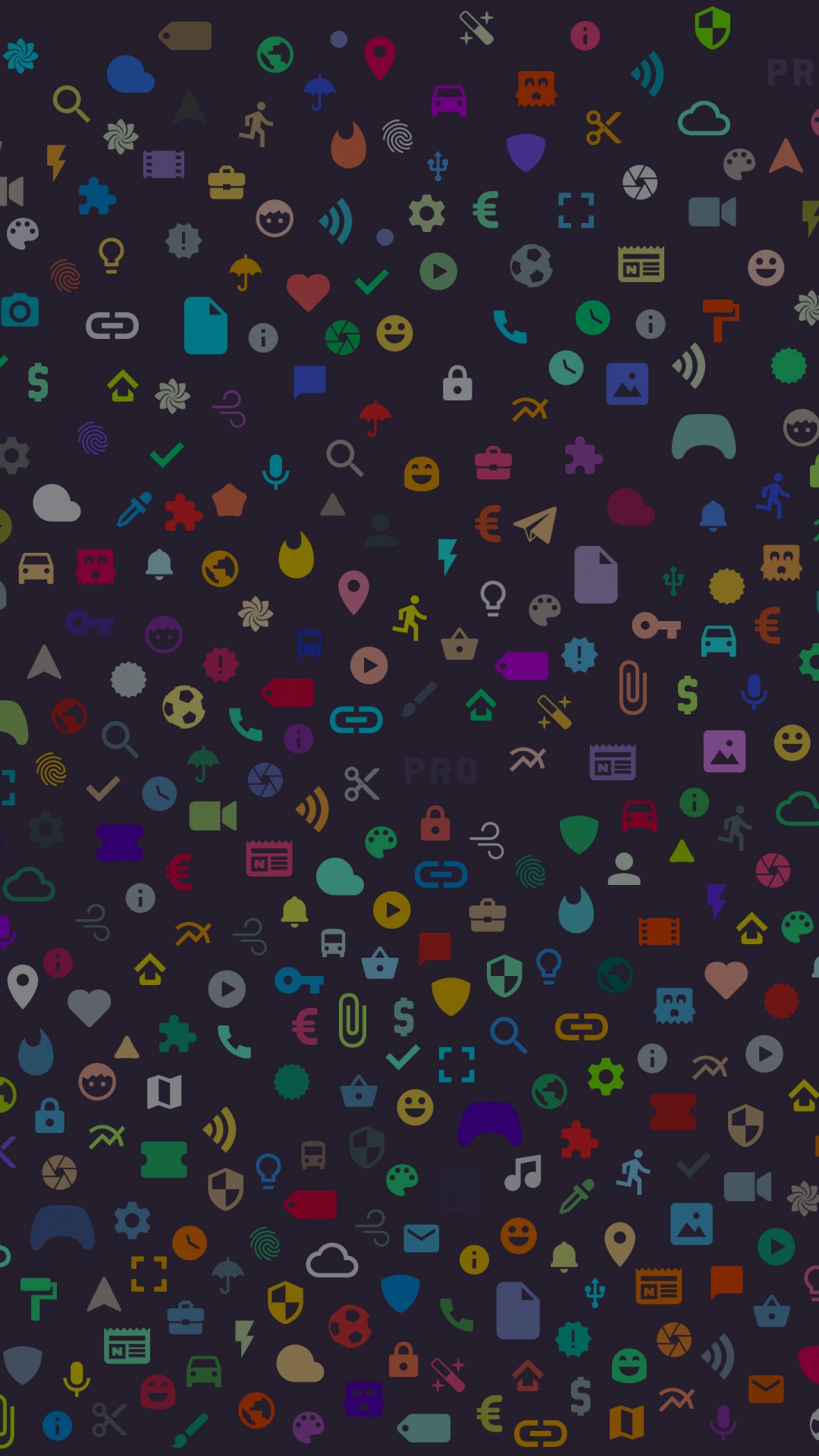 Blue Pink and Yellow Hearts and Hearts Print Textile. Wallpaper in 1080x1920 Resolution