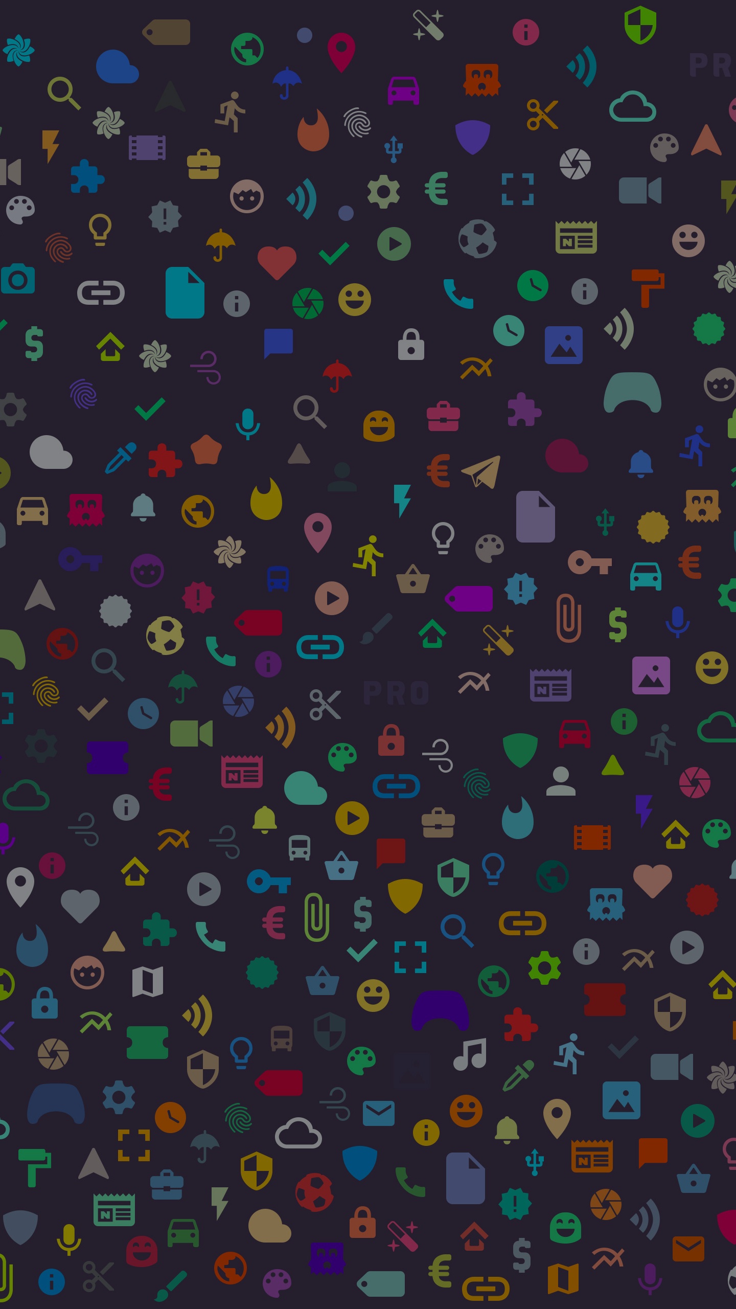 Blue Pink and Yellow Hearts and Hearts Print Textile. Wallpaper in 1440x2560 Resolution