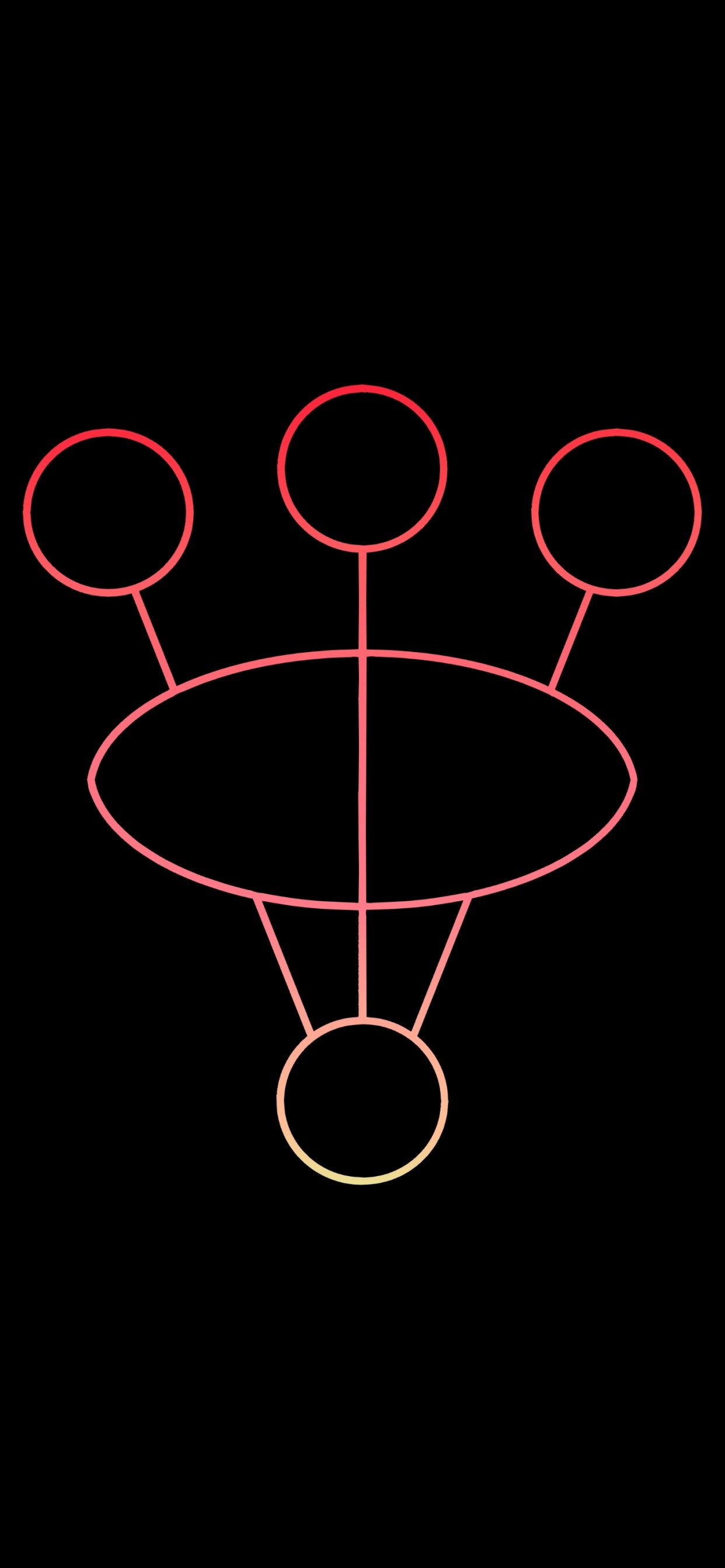 圆圈, 艺术, 对称, 符号, 绘画 壁纸 1242x2688 允许