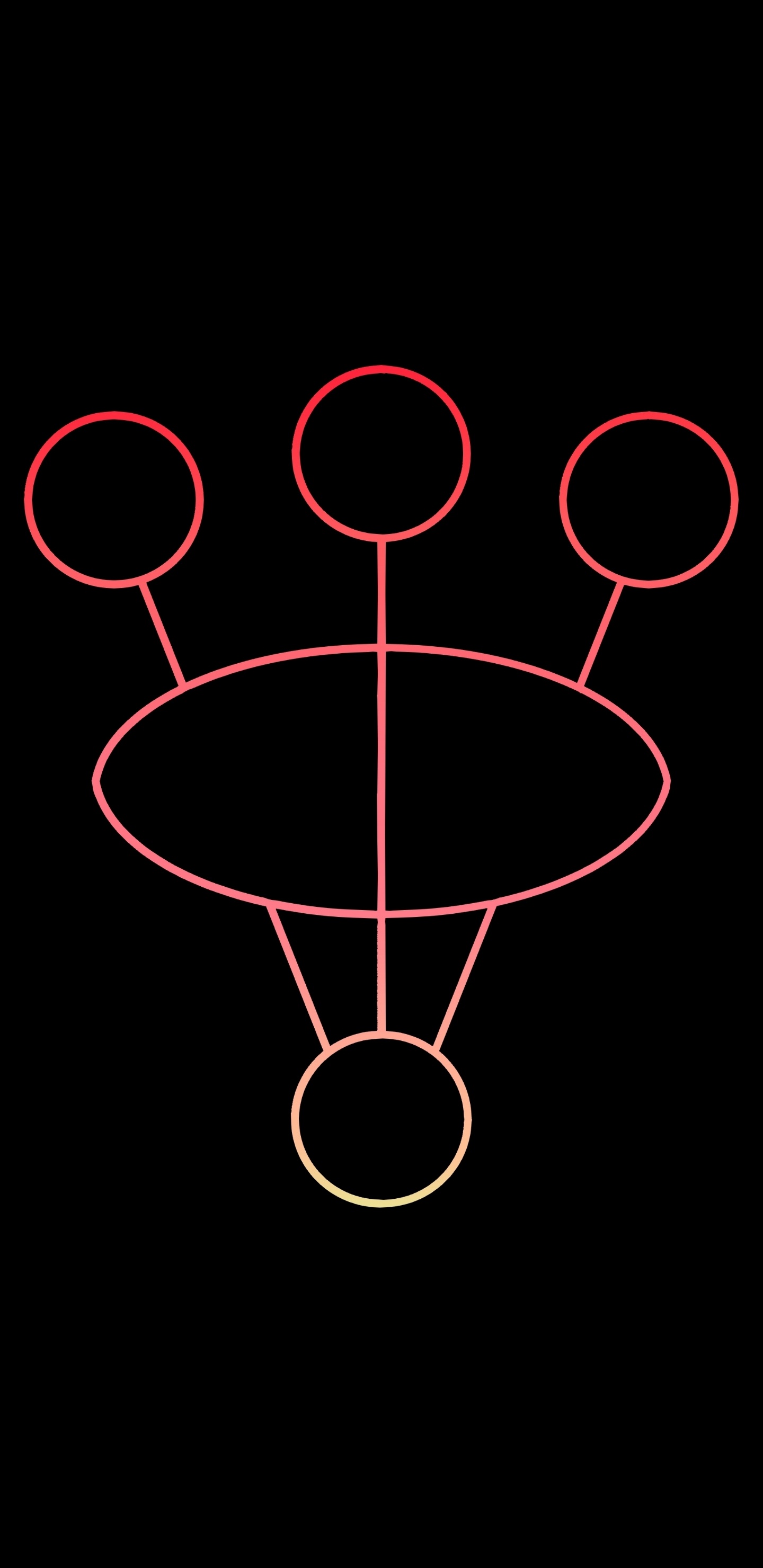 圆圈, 艺术, 对称, 符号, 绘画 壁纸 1440x2960 允许