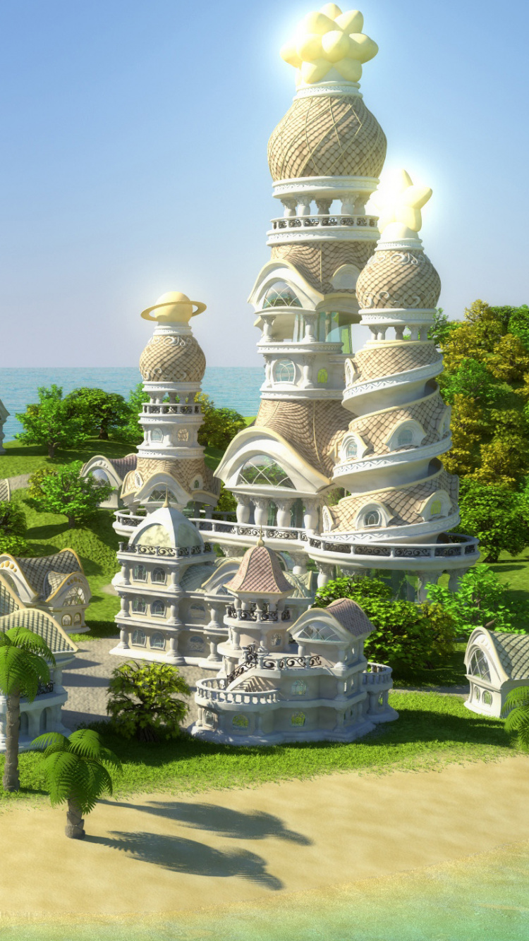 旅游业, 历史站, 旅游景点, 大海, 城市 壁纸 750x1334 允许