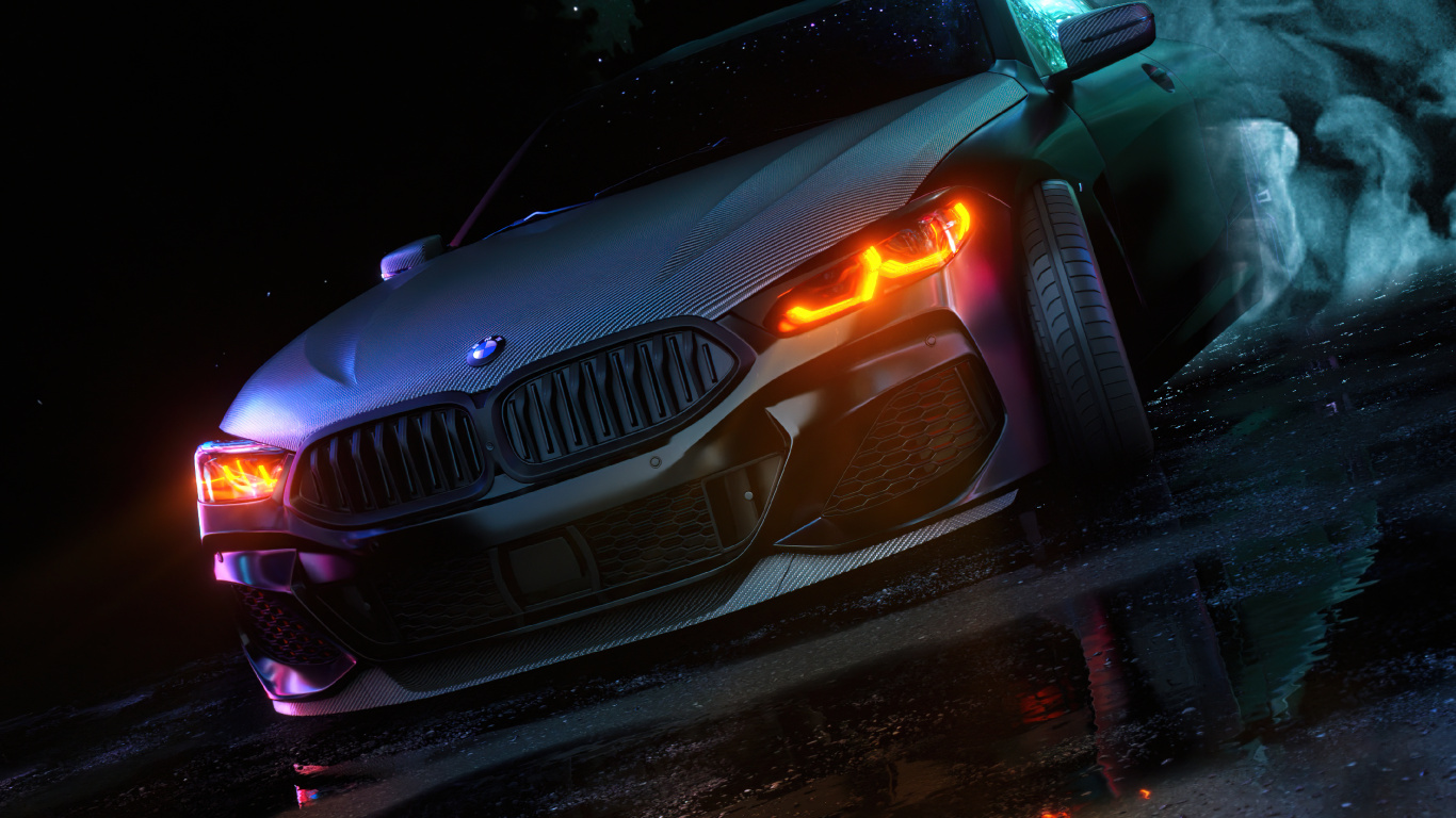 Bayerische Motoren Werke AG, Casque de Moto, BMW, Bmw M8, Pneu. Wallpaper in 1366x768 Resolution