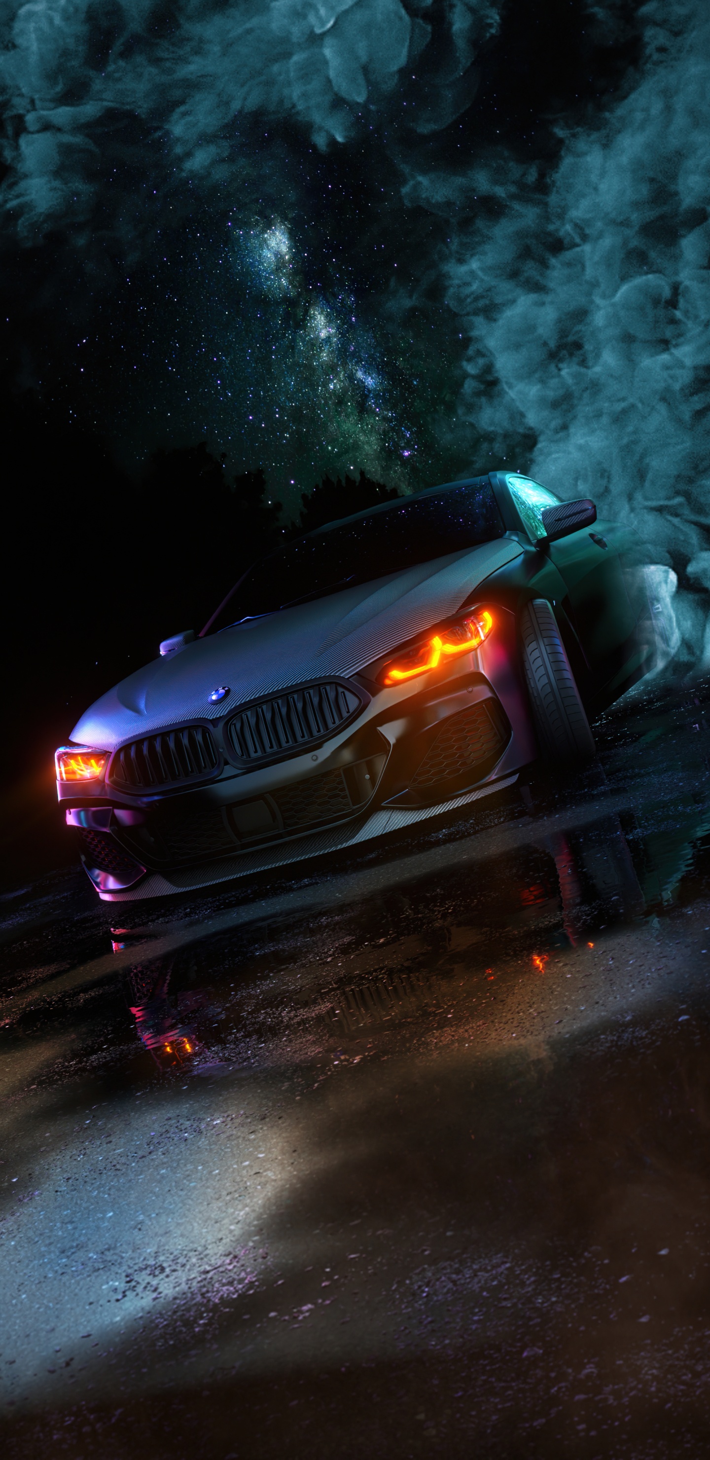 Bayerische Motoren Werke AG, Coche, Casco de la Motocicleta, BMW, Motocicleta. Wallpaper in 1440x2960 Resolution