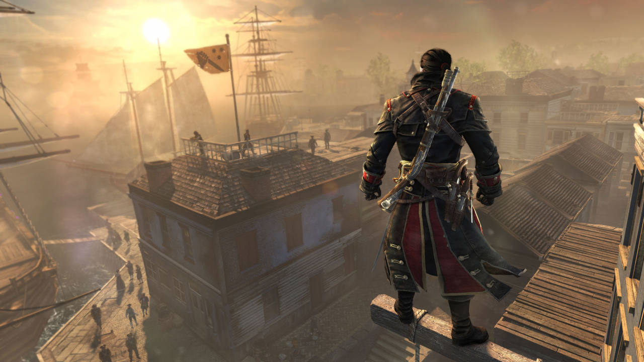 Assassins Creed Rogue, Assassins Creed Unity, Assassins Creed, Ubisoft, Xbox 360. Wallpaper in 1280x720 Resolution