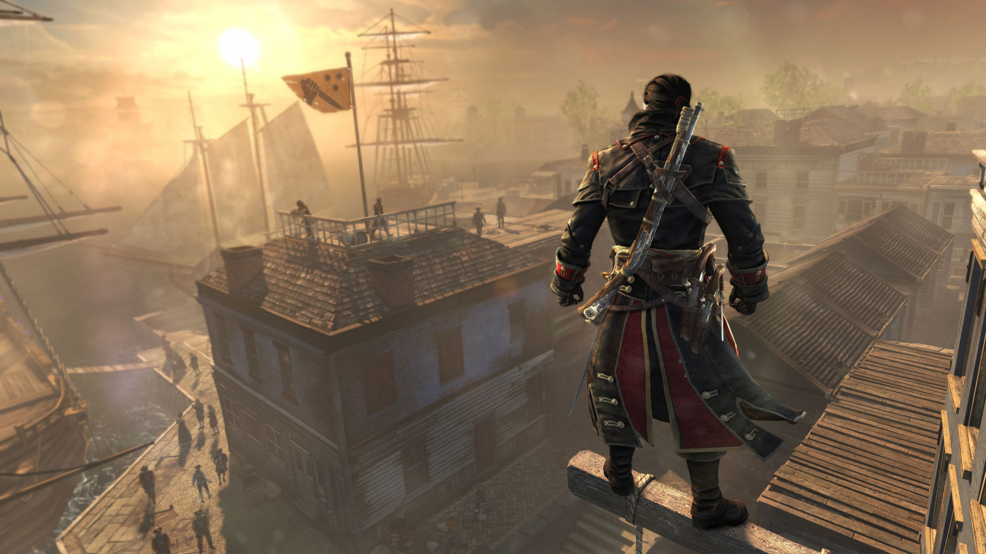 Assassins Creed Rogue, Assassins Creed Unity, Assassins Creed, Ubisoft, Xbox 360. Wallpaper in 1920x1080 Resolution
