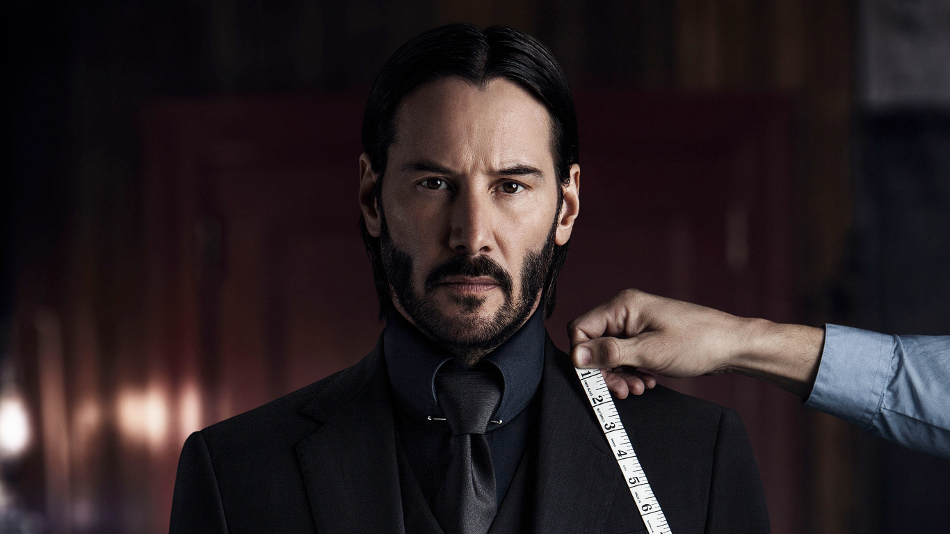 Keanu Reeves John Wick, Keanu Reeves, John Wick Kapitel 2, Aktion, Lionsgate. Wallpaper in 1366x768 Resolution