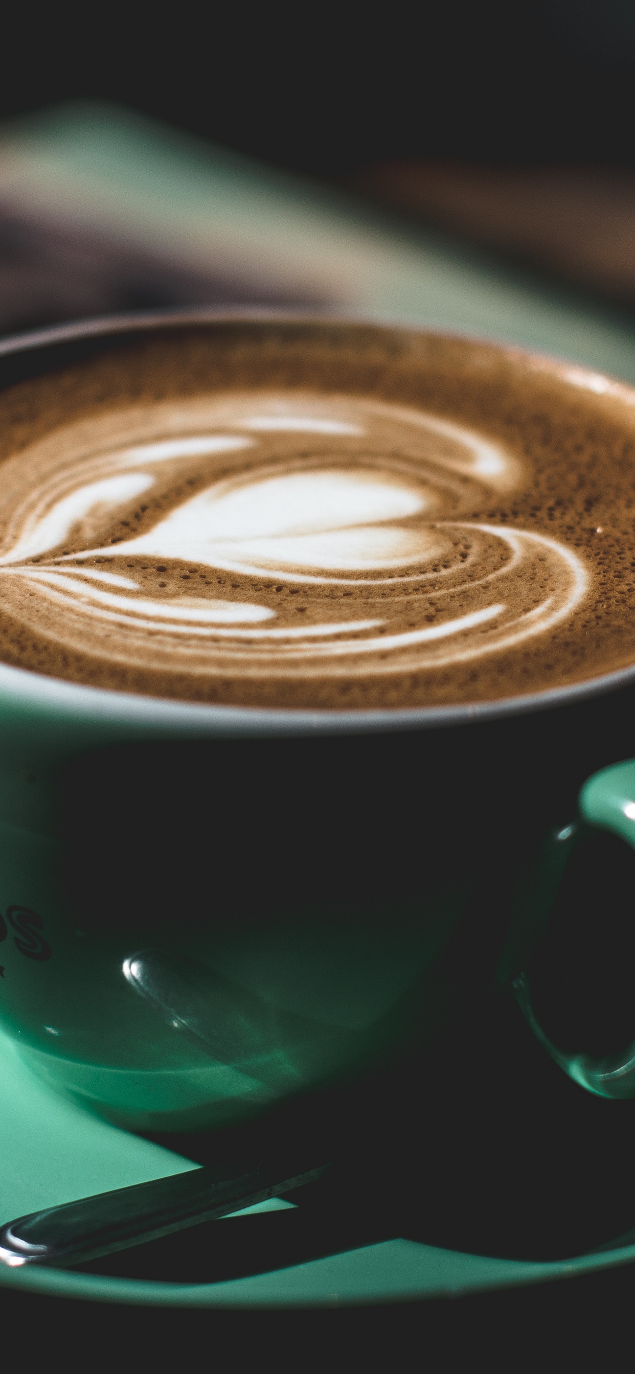 卡布奇诺咖啡, 咖啡杯, 拿铁艺术, Caff玛奇雅朵咖啡, 平白 壁纸 1242x2688 允许