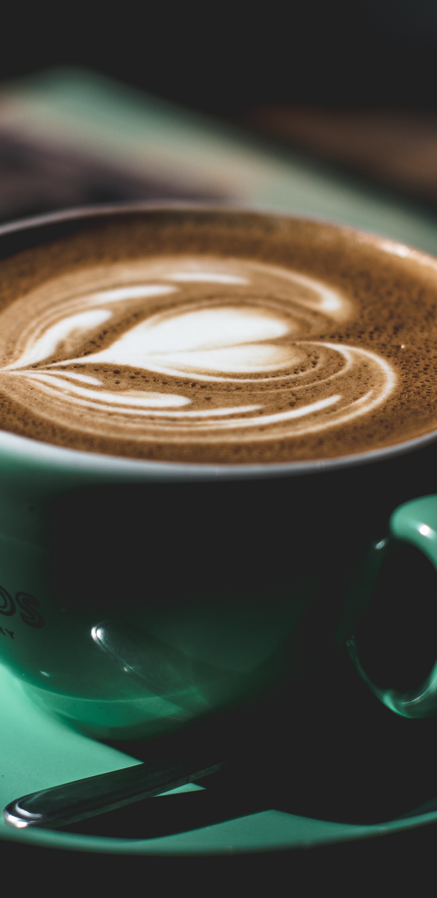 卡布奇诺咖啡, 咖啡杯, 拿铁艺术, Caff玛奇雅朵咖啡, 平白 壁纸 1440x2960 允许